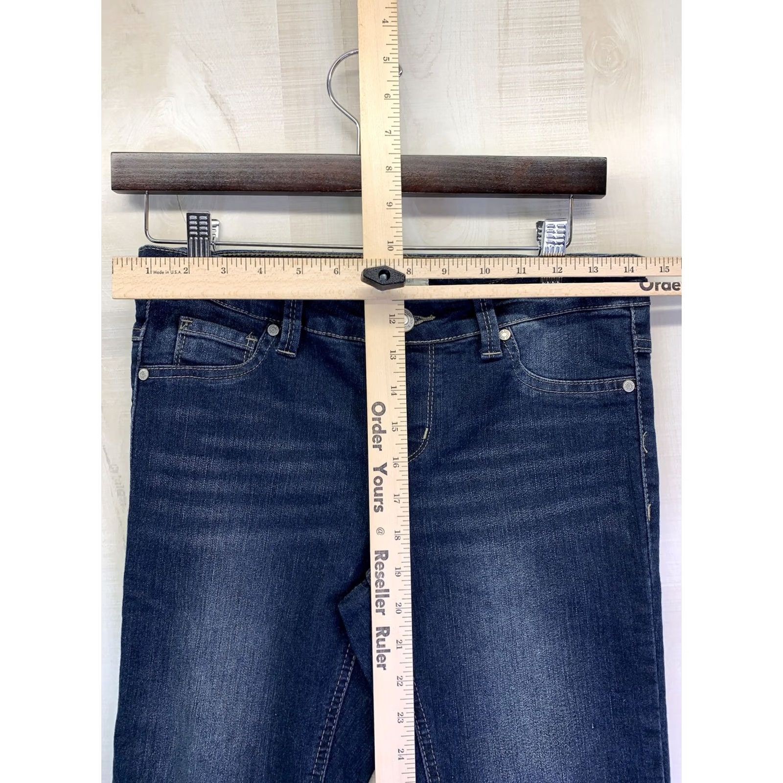 Vintage Blue Asphalt Jeans Jegging Women’s SZ 3 NWT-4601 Slim Regular Pull On Denim Cotton Blend Blue Size 26" / US 2 / IT 38 - 3 Thumbnail