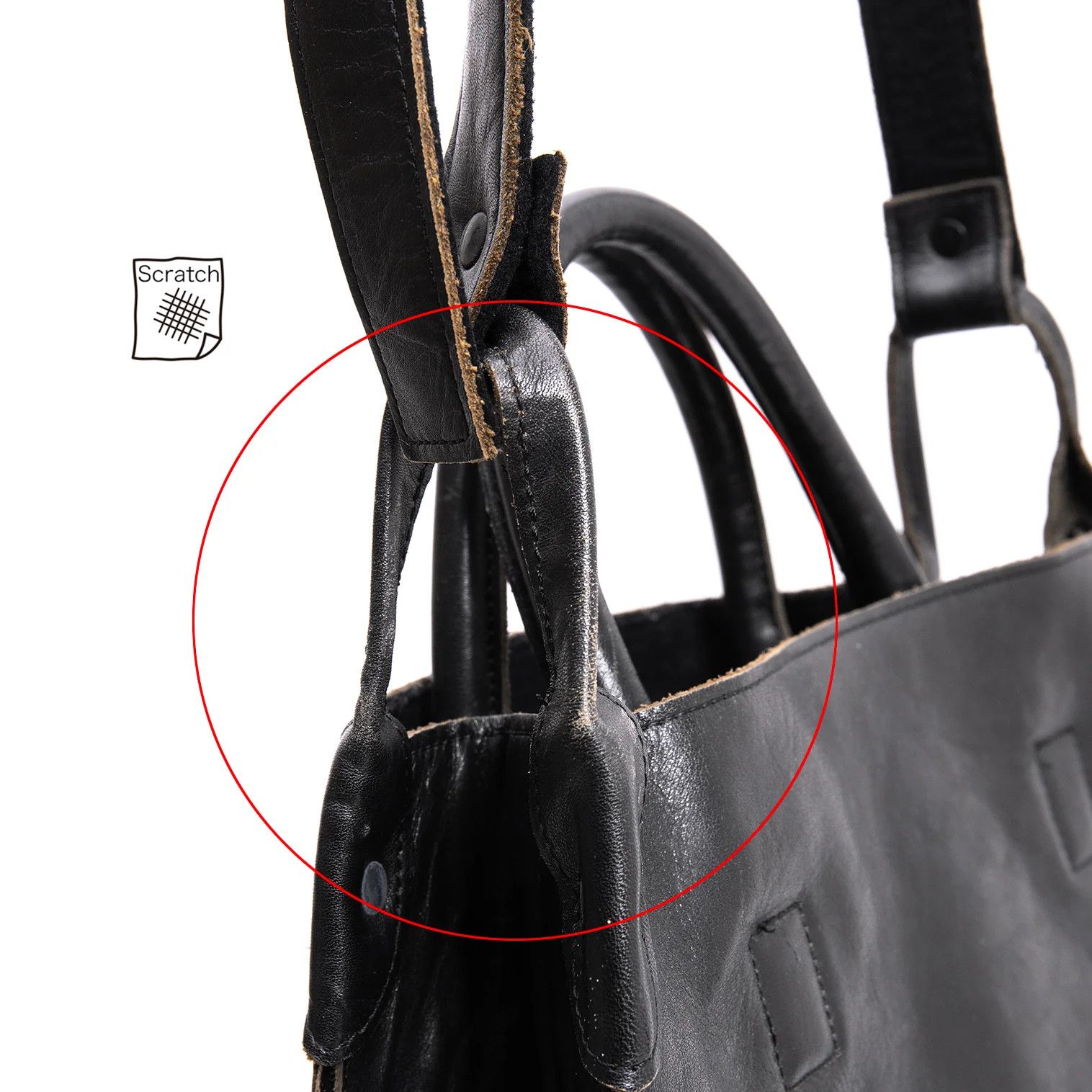 Yohji Yamamoto Yohji Yamamoto Leather 2WAY Shoulder Bag Black Size ONE SIZE - 12 Thumbnail