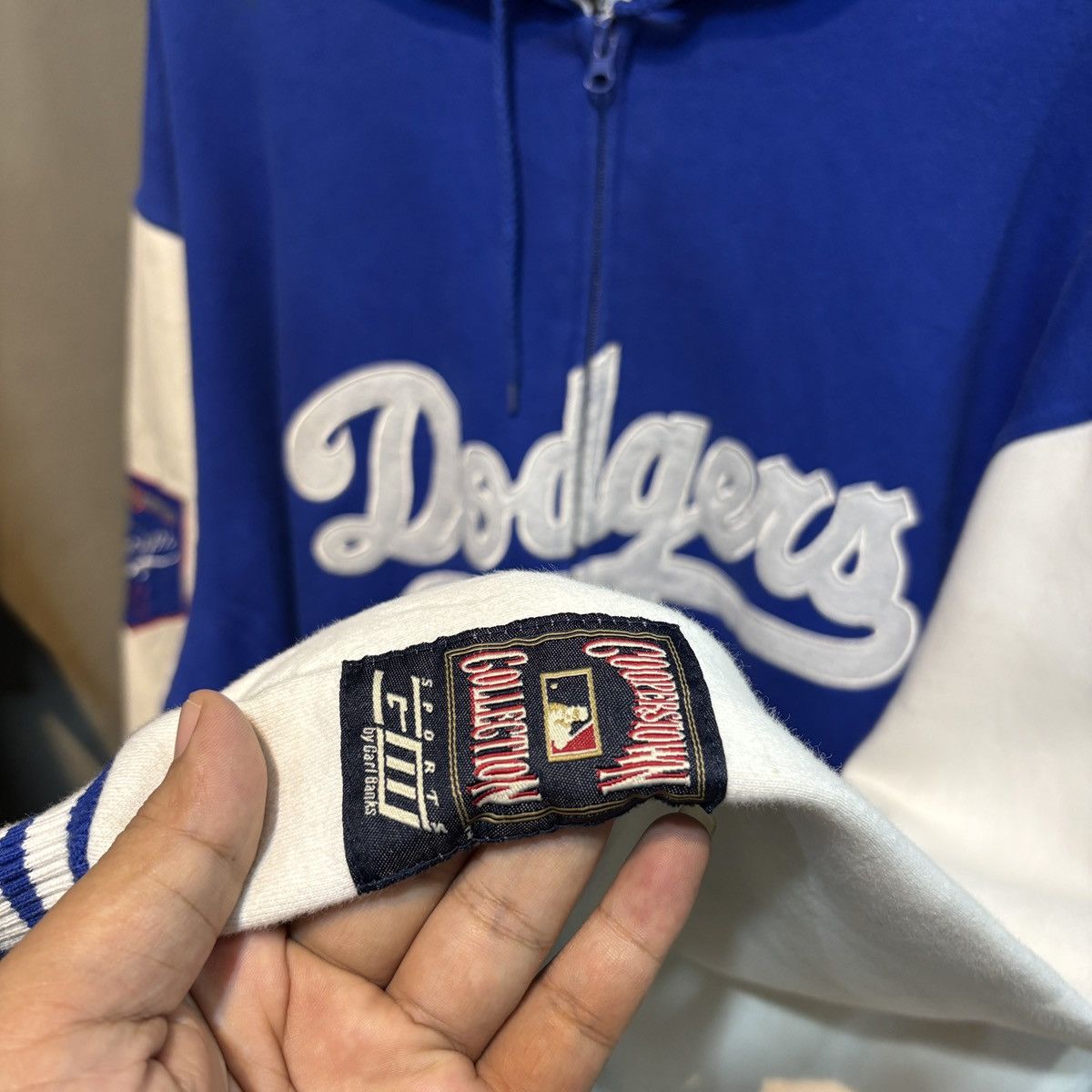 MLB Vintage MLB Dodgers hoodie by Carl Banks Size US XXL / EU 58 / 5 - 4 Thumbnail