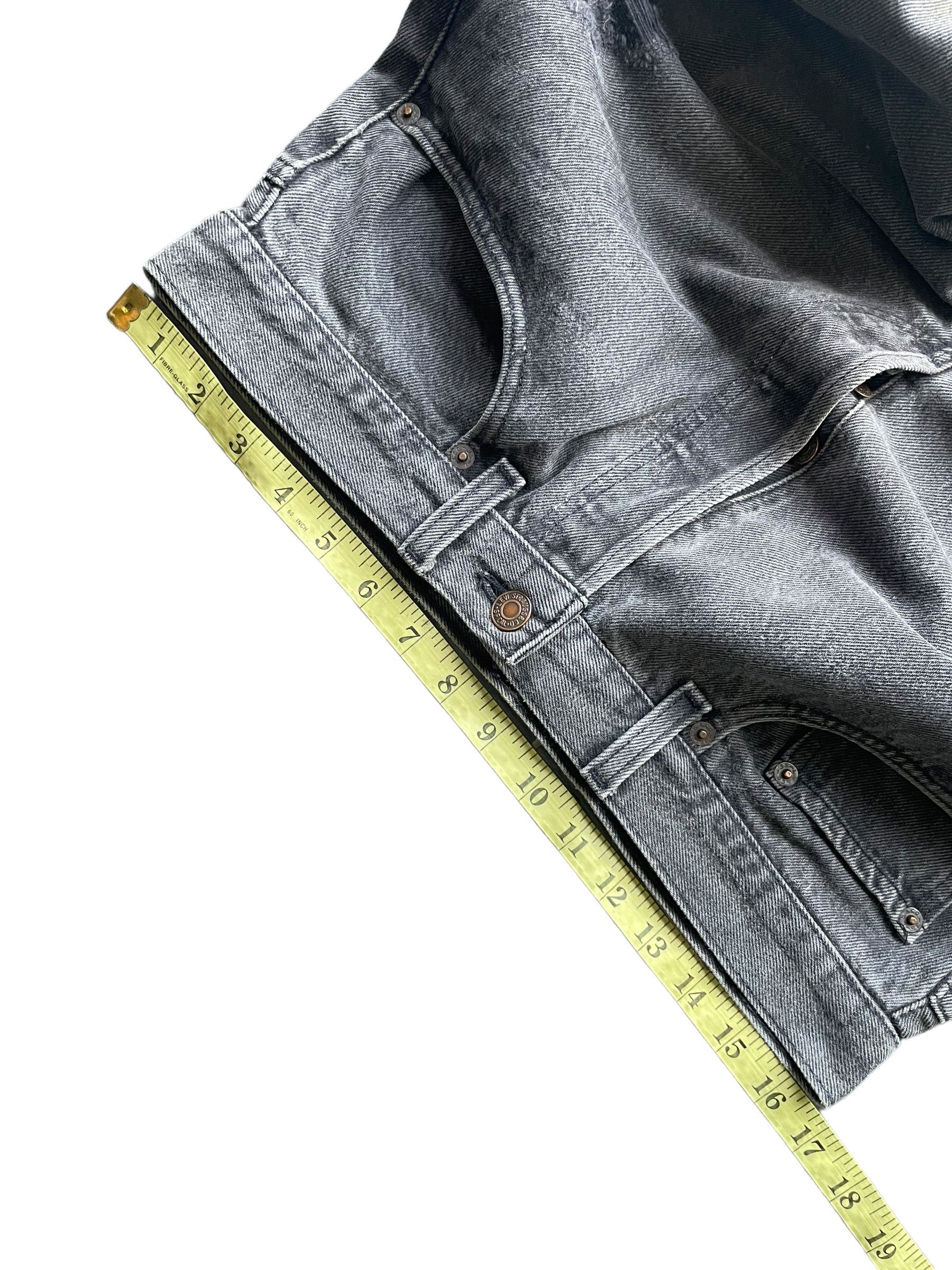 Levi's Vintage 1995 Levis 501 e Single R Distresed & Rework Size US 33 - 5 Thumbnail