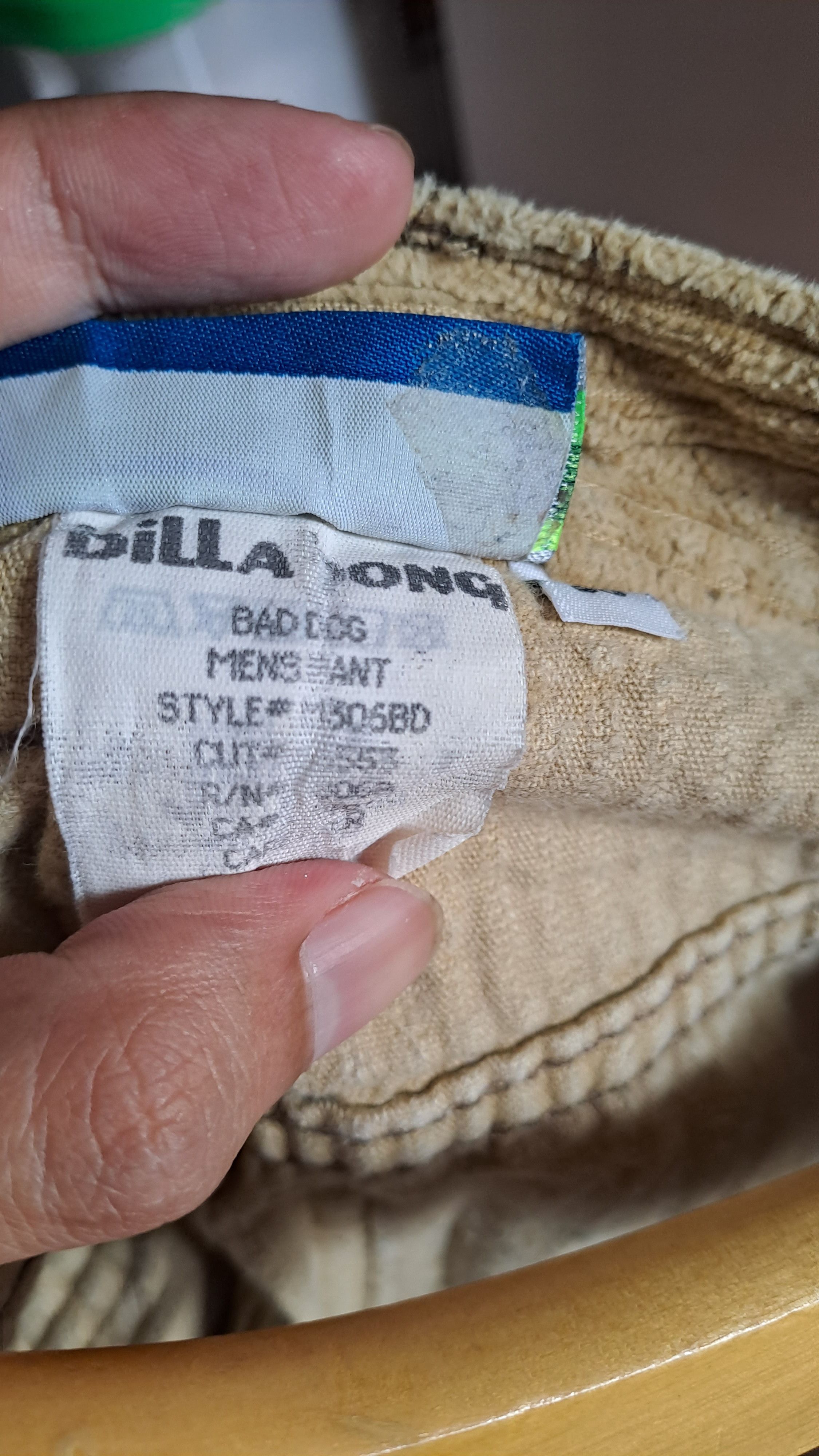 Billabong Vintage Billabong Longpant Corduroy Size US 30 / EU 46 - 10 Thumbnail