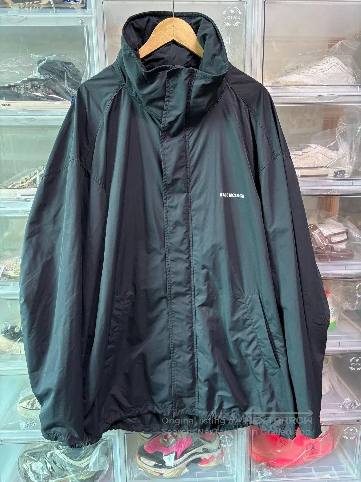 Balenciaga Balenciaga Bleached Flannel Check Shirt Jacket with