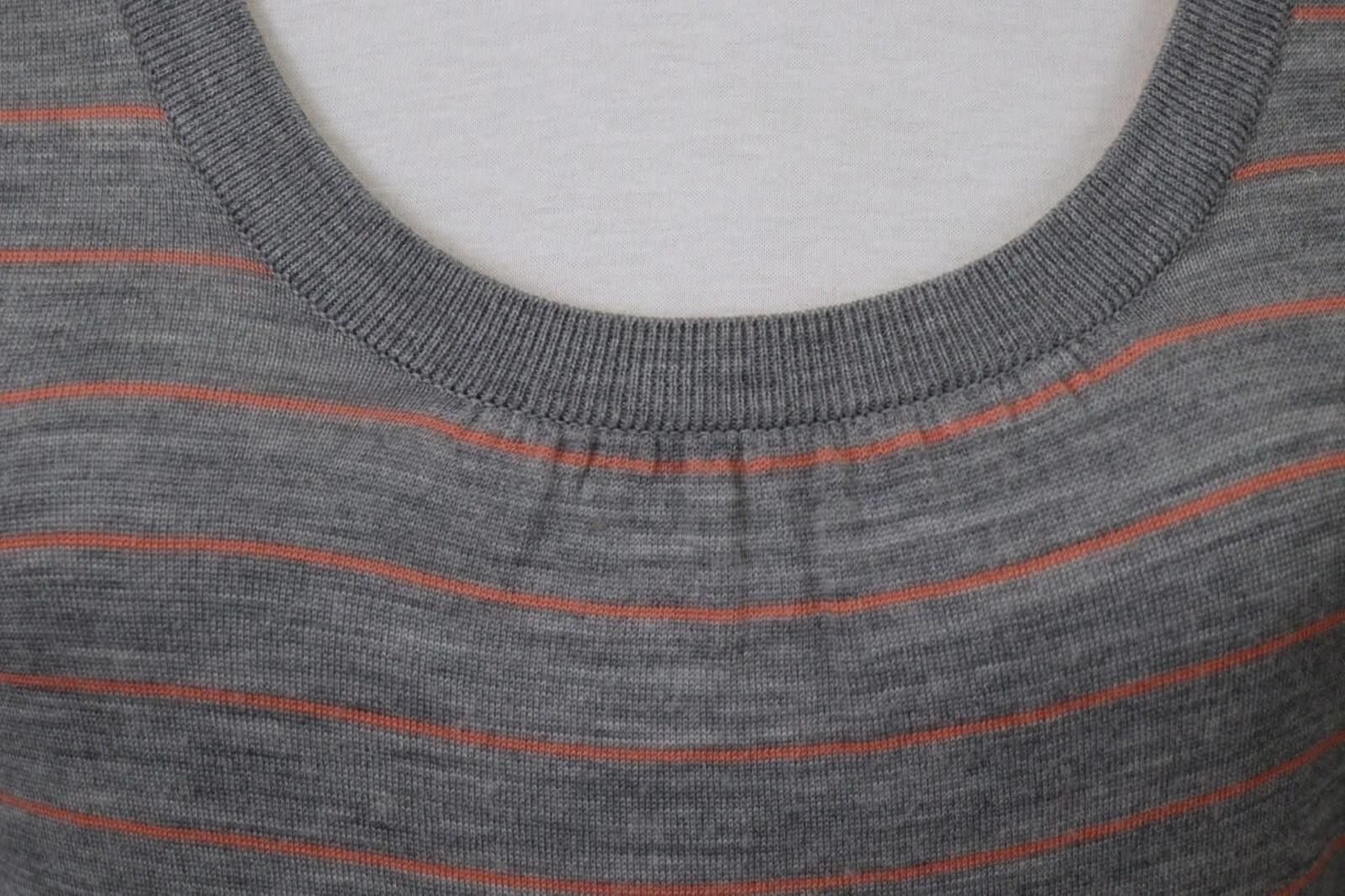 Icebreaker Icebreaker Gray Striped Wool Pullover Knit Top Size S Size S / US 4 / IT 40 - 5 Thumbnail