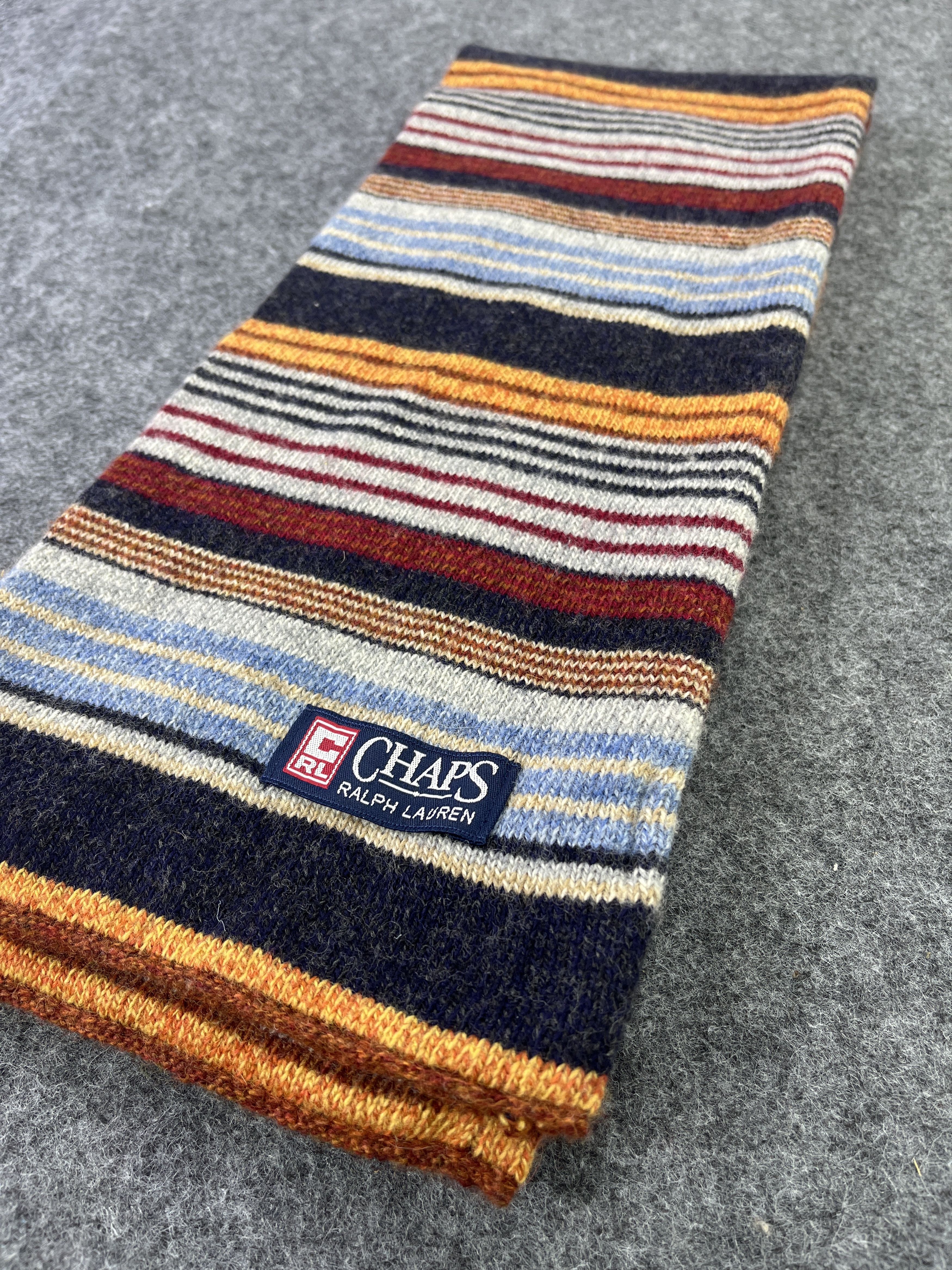 Chaps Ralph Lauren × Vintage Chaps Ralph Lauren Scarf / Muffler / Neckwear T310 Size ONE SIZE - 8 Thumbnail