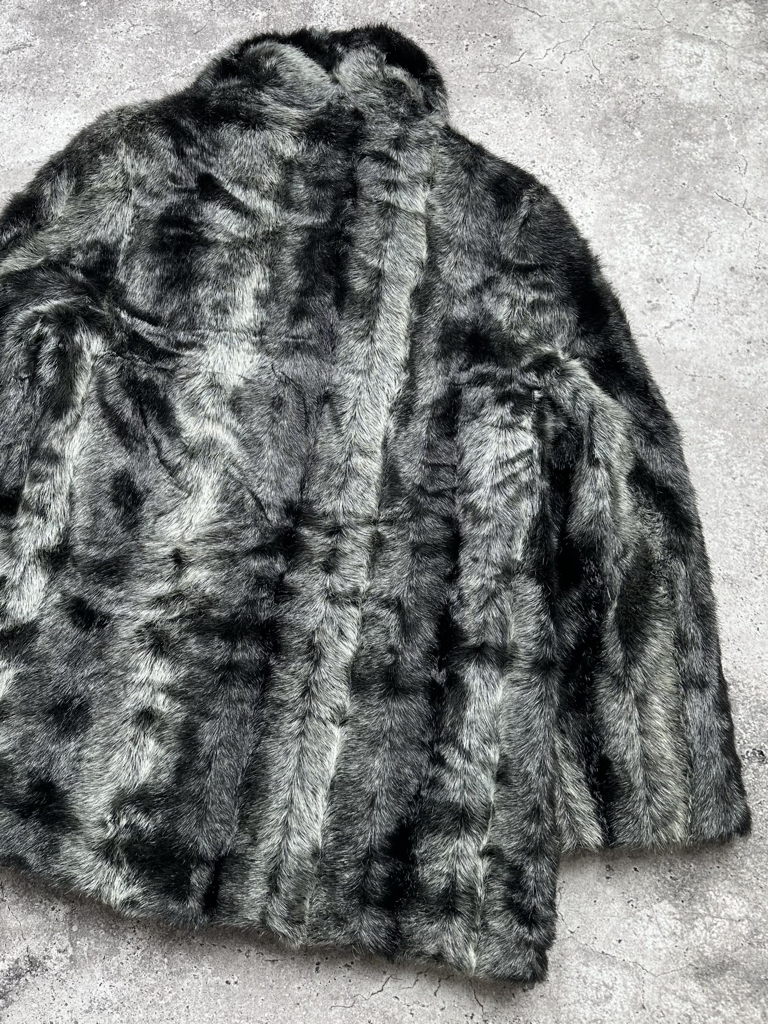 Vintage Vintage Faux Fur Coat C218(V615) Size M / US 6-8 / IT 42-44 - 8 Thumbnail