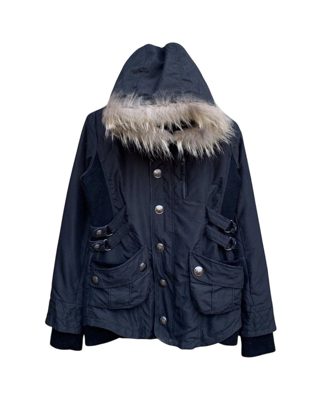 Japanese Brand RARE🔥🔥Punk Style Bondage Seditionaries Fur Hooded Size US M / EU 48-50 / 2 - 1 Thumbnail