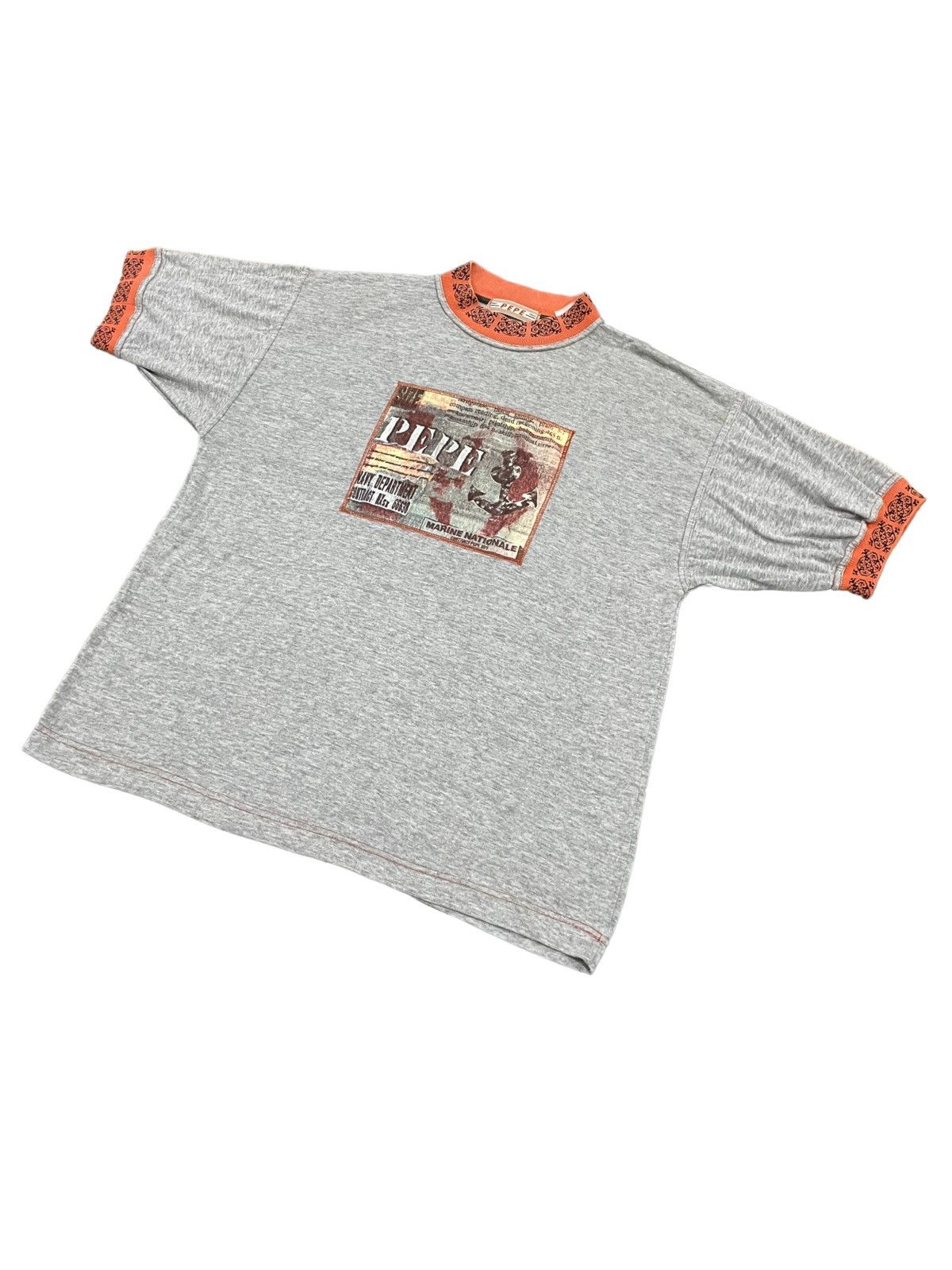 Marc Buchanan Pepe Vintage Ringer Tee Size US M / EU 48-50 / 2 - 2 Thumbnail
