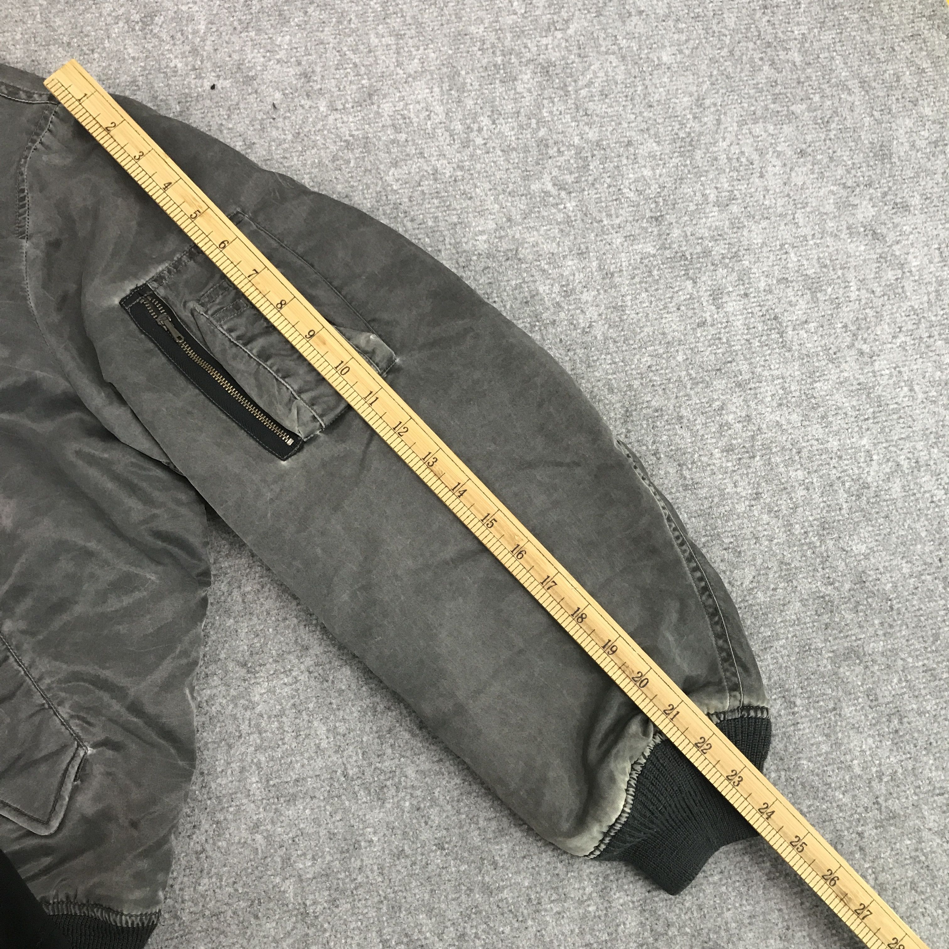 Other Rare US Air Force bomber Black faded jacket Size US L / EU 52-54 / 3 - 8 Thumbnail
