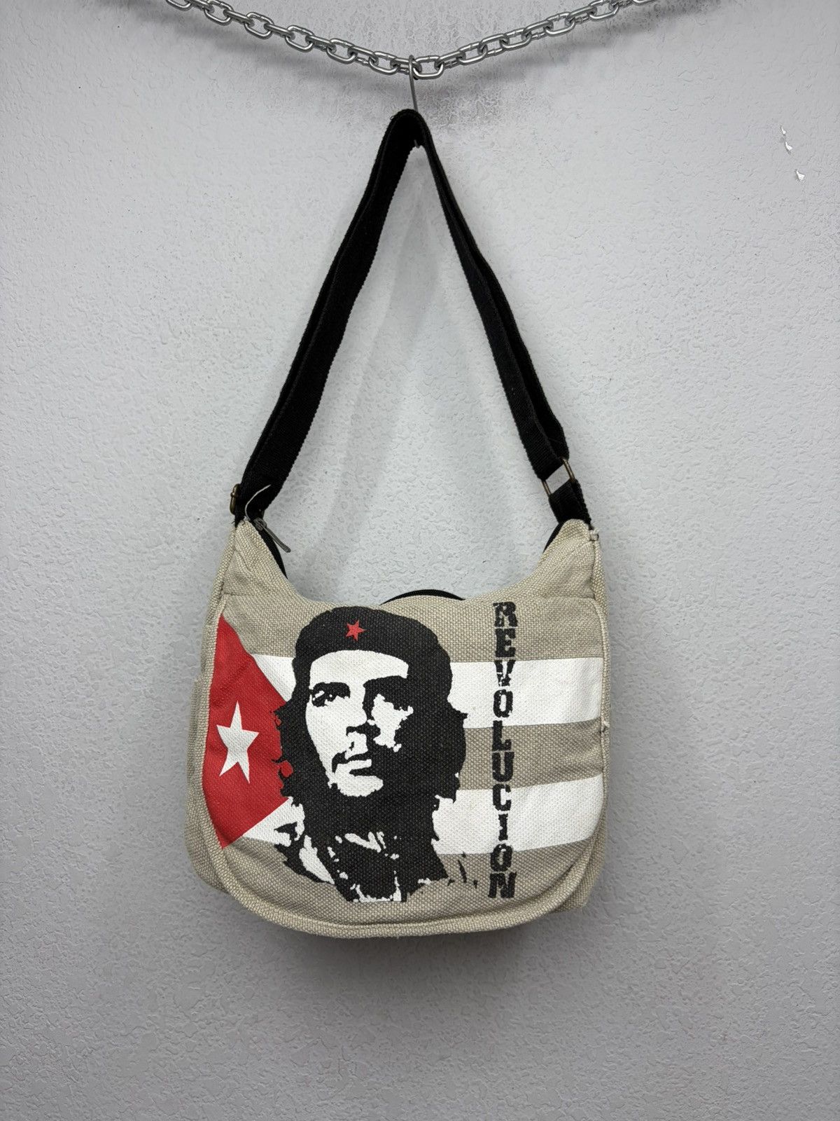 Diesel Vintage Che Guevara Revolution Messenger Shoulder Bag Army Size ONE SIZE - 10 Thumbnail
