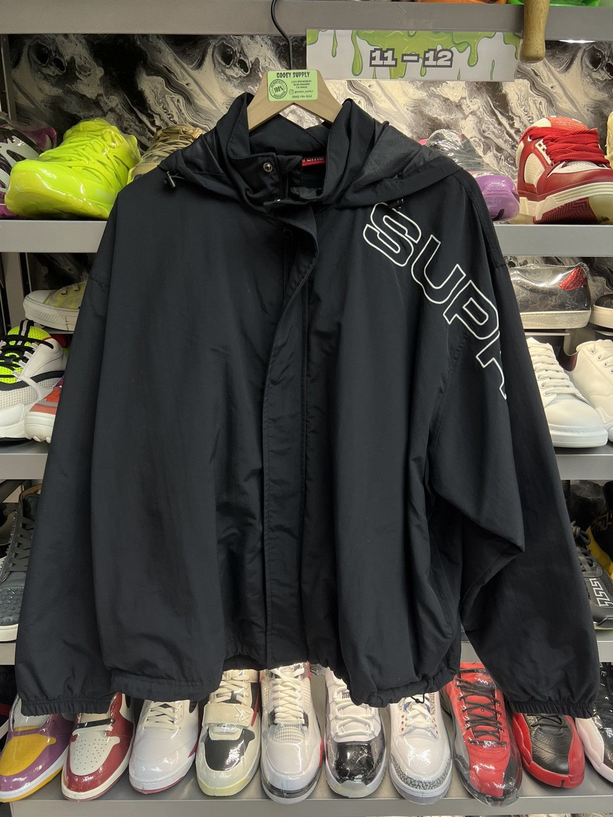 Supreme Supreme Spellout Embroidered Track Jacket Size US XL / EU 56 / 4 - 1 Thumbnail