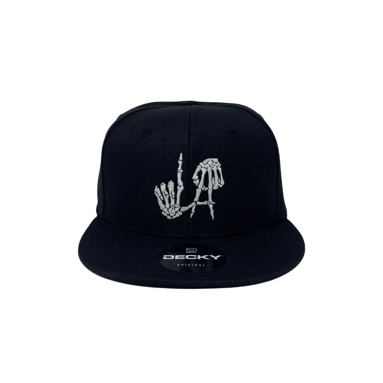 Other Los Angeles Bones Snapback Hat All Black GLOW In The Dark Size ONE SIZE - 4 Thumbnail