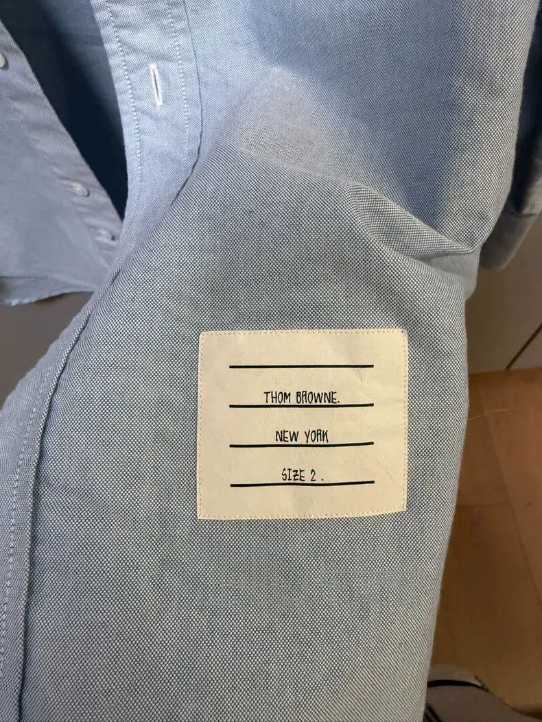 Thom Browne Thom Browne Blue Oxford cloth shirt Size US M / EU 48-50 / 2 - 3 Thumbnail