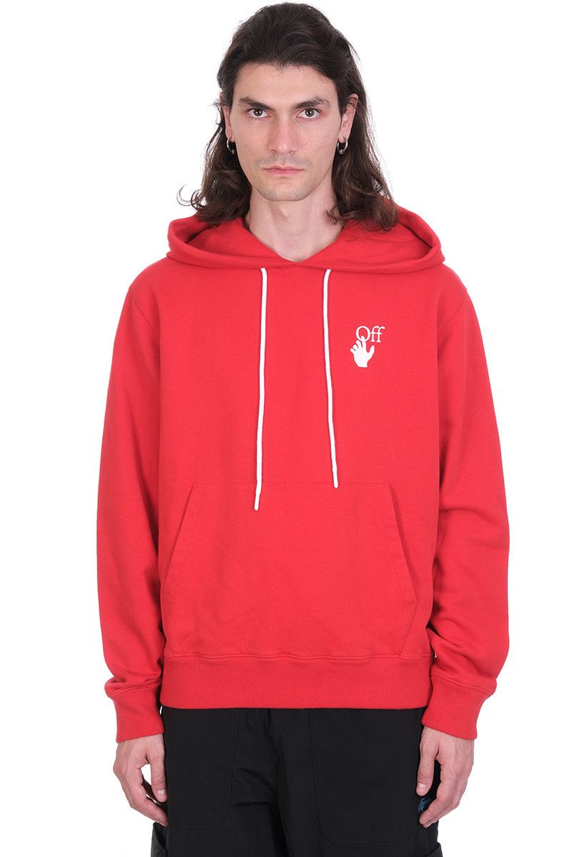 Off-White Red Pascal Skeleton Arrows Hoodie Size US L / EU 52-54 / 3 - 2 Thumbnail