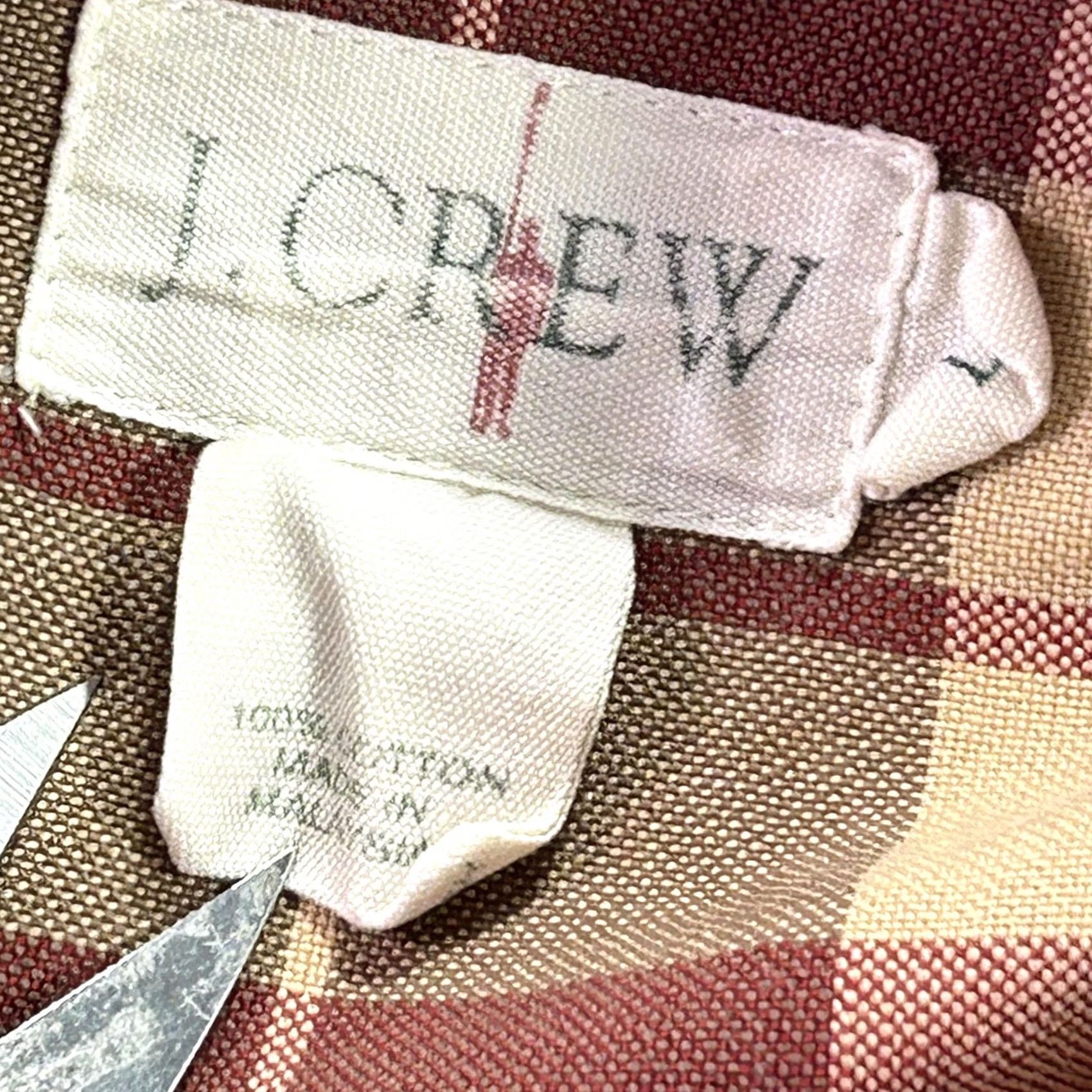 J.Crew J.Crew Plaid Shirt Mens XL Brown Cotton Long Sleeve Button-Down Casual Pocket Size US XL / EU 56 / 4 - 3 Thumbnail