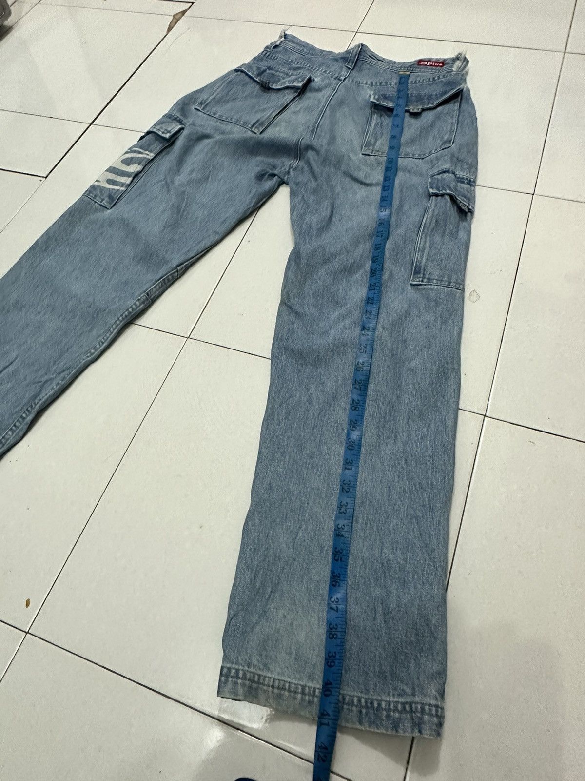 Vintage VTG PIKO Baggy Cargo Distress Pants Size US 30 / EU 46 - 16 Thumbnail