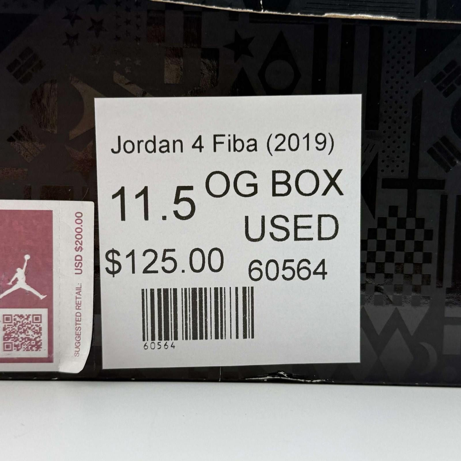 Jordan Brand Air Jordan 4 Retro SE Gym Red Obsidian White 11.5 Used Size US 11.5 / EU 44-45 - 9 Thumbnail