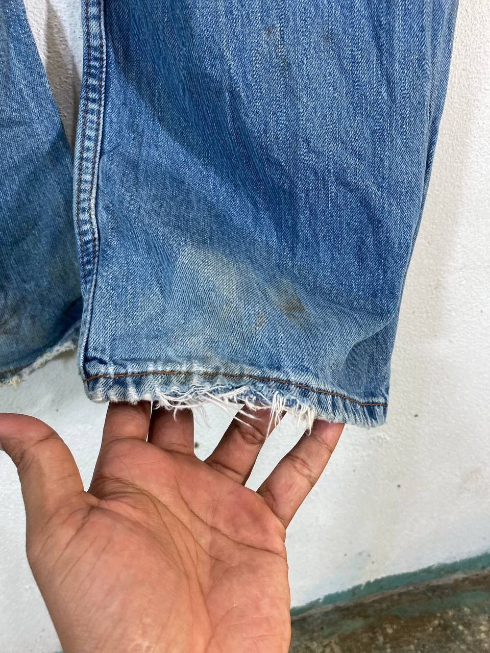 Levi's levis 559 distressed denim nice design Size US 35 - 6 Thumbnail
