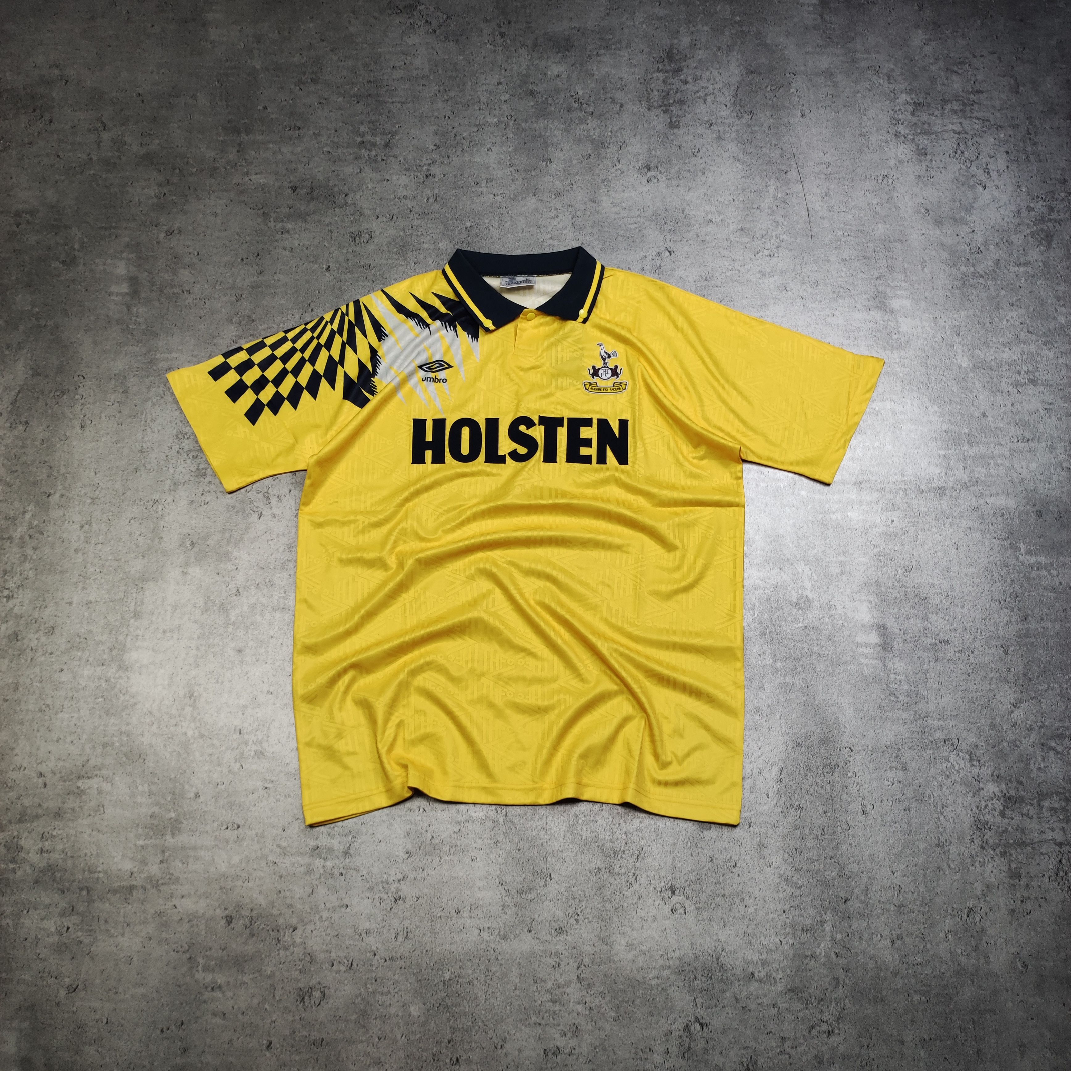 Vintage RARE 1992 Tottenham Hotspurs Away Football Retro Jersey Size US XL / EU 56 / 4 - 1 Thumbnail