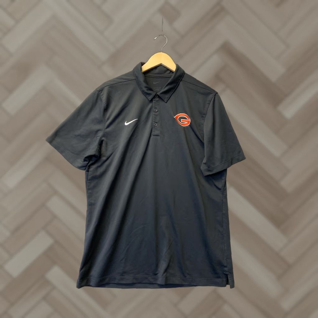 Nike Nike Chicago Bears Polo Shirt NFL Team Apparel L Black Red /135-4 Size US L / EU 52-54 / 3 - 1 Thumbnail