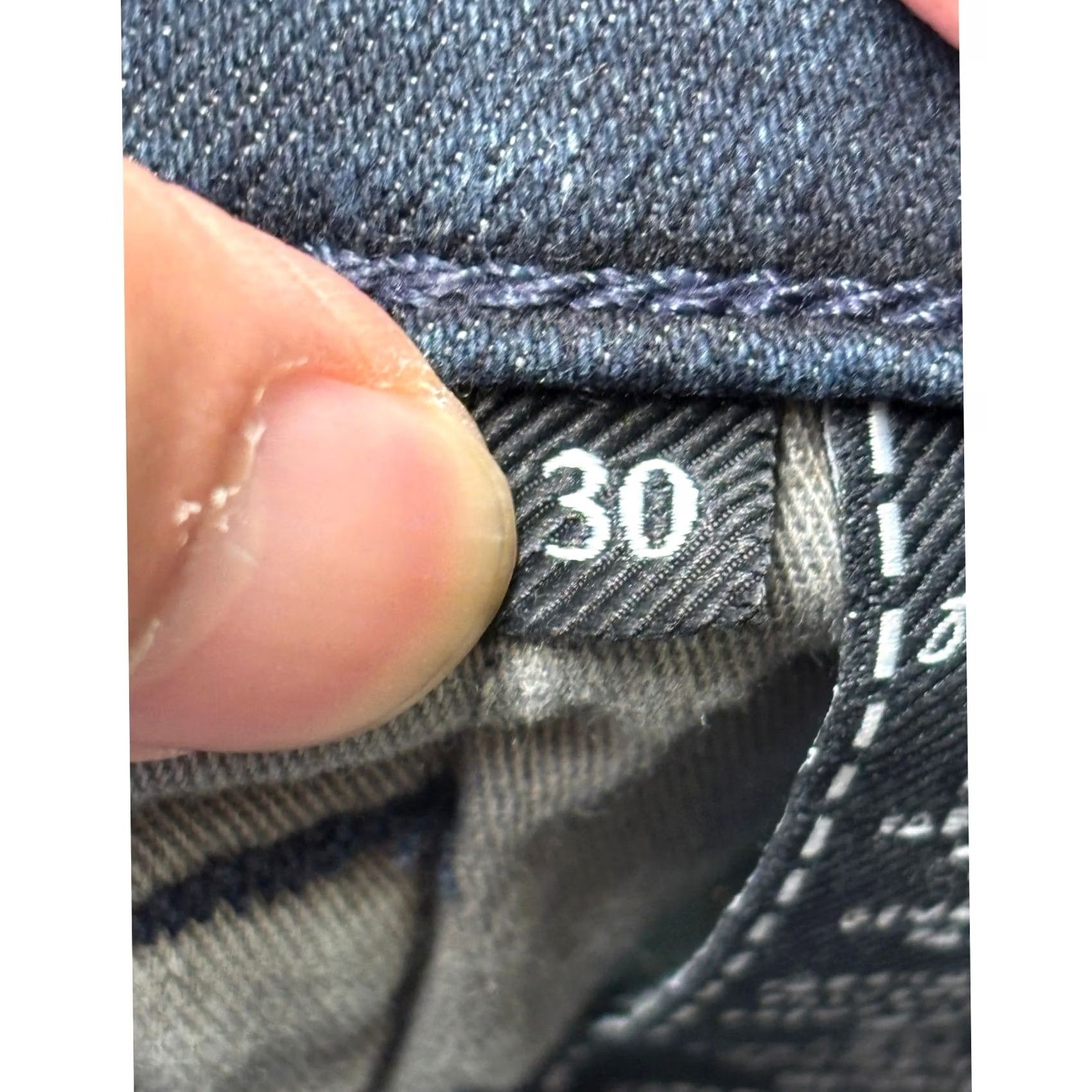 7 For All Mankind 7 For All Mankind Jeans Slimmy Slim Straight Dark Wash 30x32 Mens Blue Denim Cotton Blend 5-Pocket Stretch Size US 30 / EU 46 - 7 Thumbnail