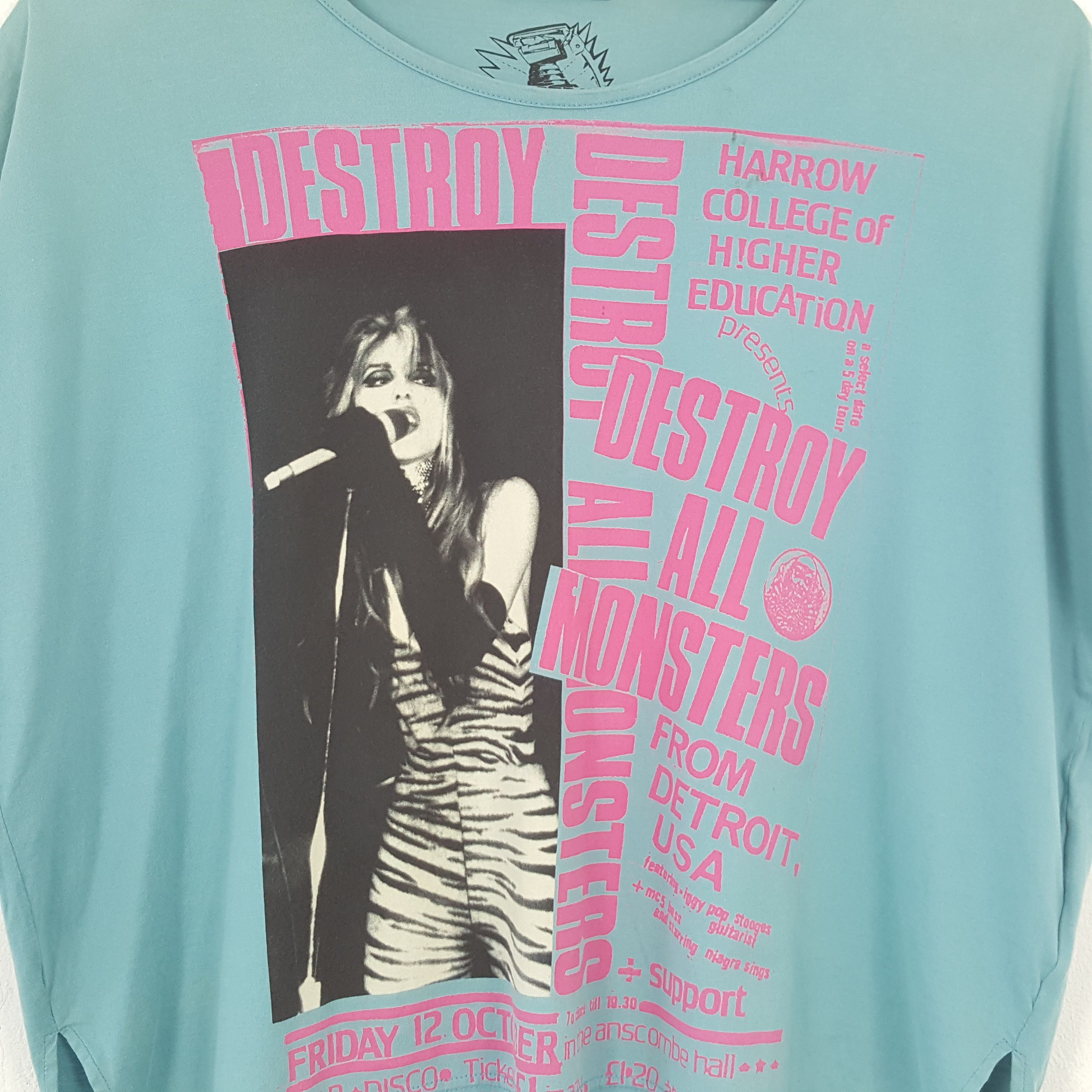 Hysteric Glamour Hysteric Glamour DESTROY ALL MONSTERS Tshirt C285N49 Size XXL / US 16-18 / IT 52-54 - 2 Thumbnail