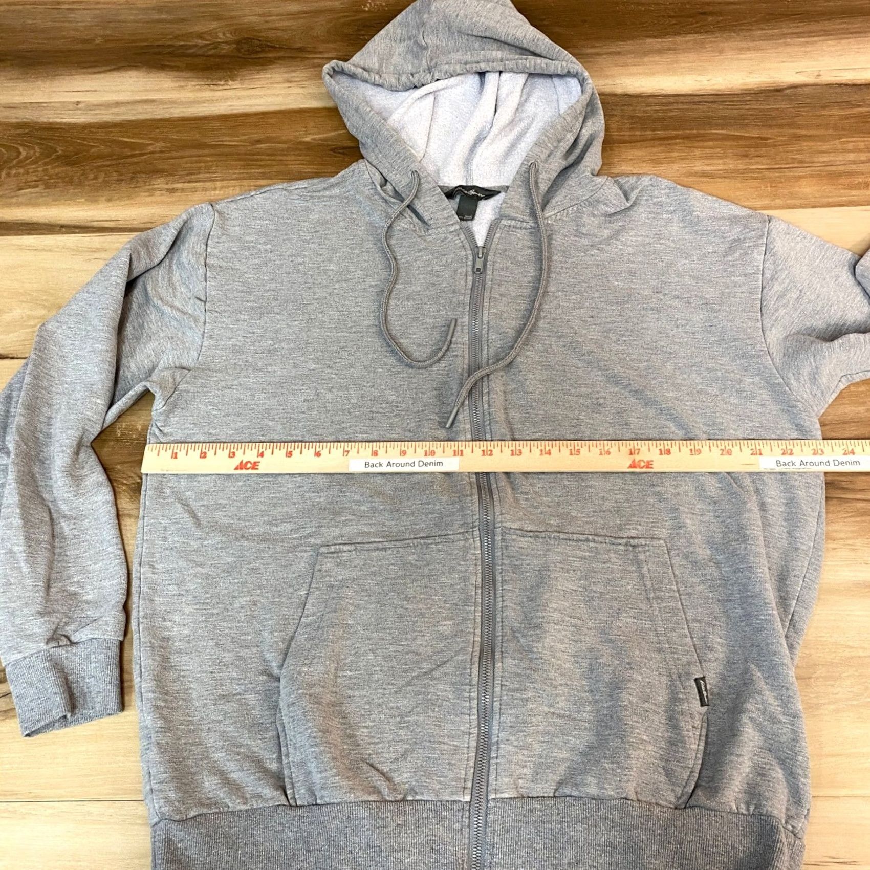 Eddie Bauer Eddie Bauer Mens Full Zip Hoodie Heather Gray Viscose Blend Sweatshirt Large Size US L / EU 52-54 / 3 - 6 Thumbnail