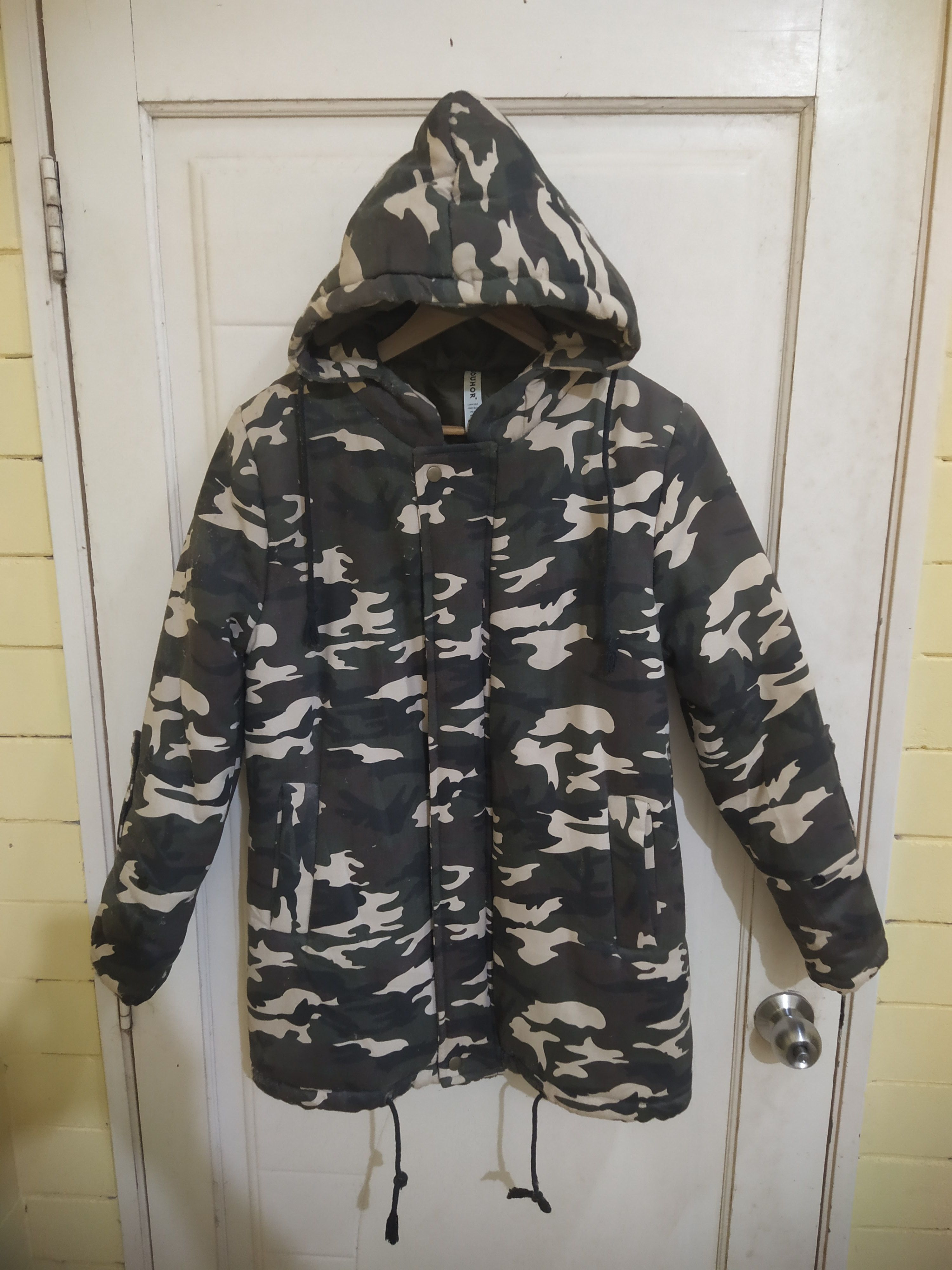 Japanese Brand Bisouhor Camo Padded Hooded Jacket Size US L / EU 52-54 / 3 - 1 Thumbnail