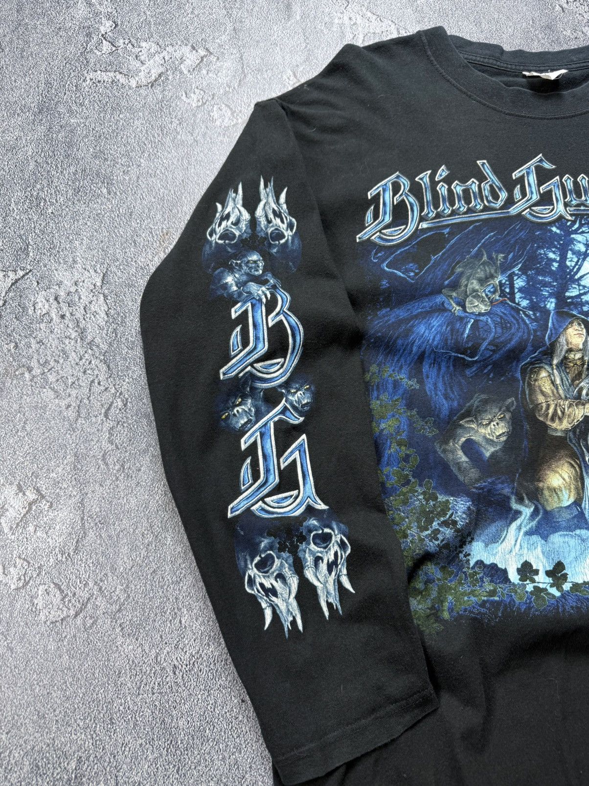 Band Tees Blind Guardian VNTG 2003 Distress Logo long Sleeve T Shirt Size US XL / EU 56 / 4 - 4 Thumbnail
