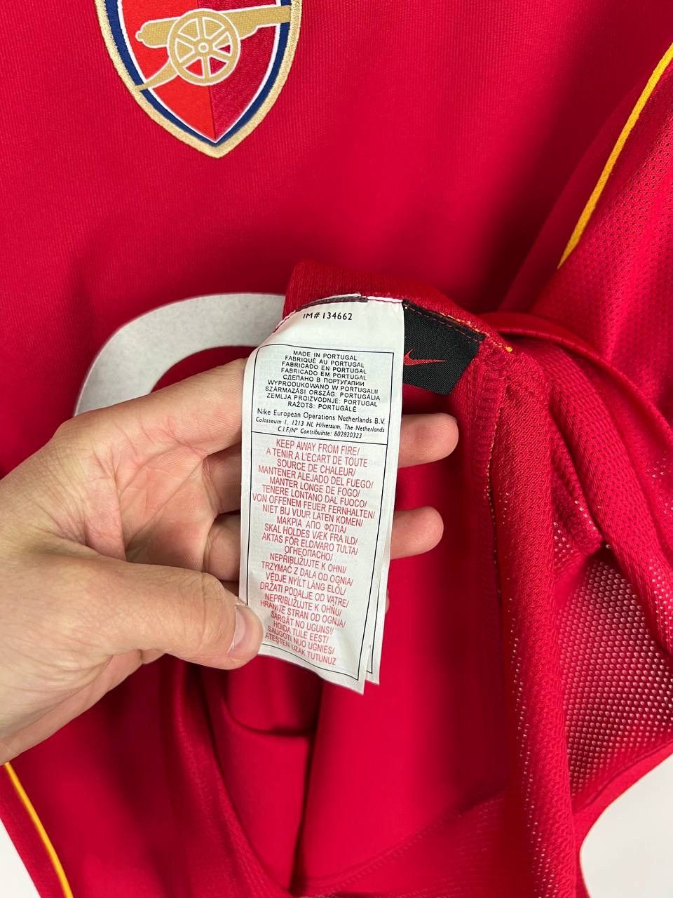 Arsenal Nike Pires 2004-05 vintage jersey t-shirts size M