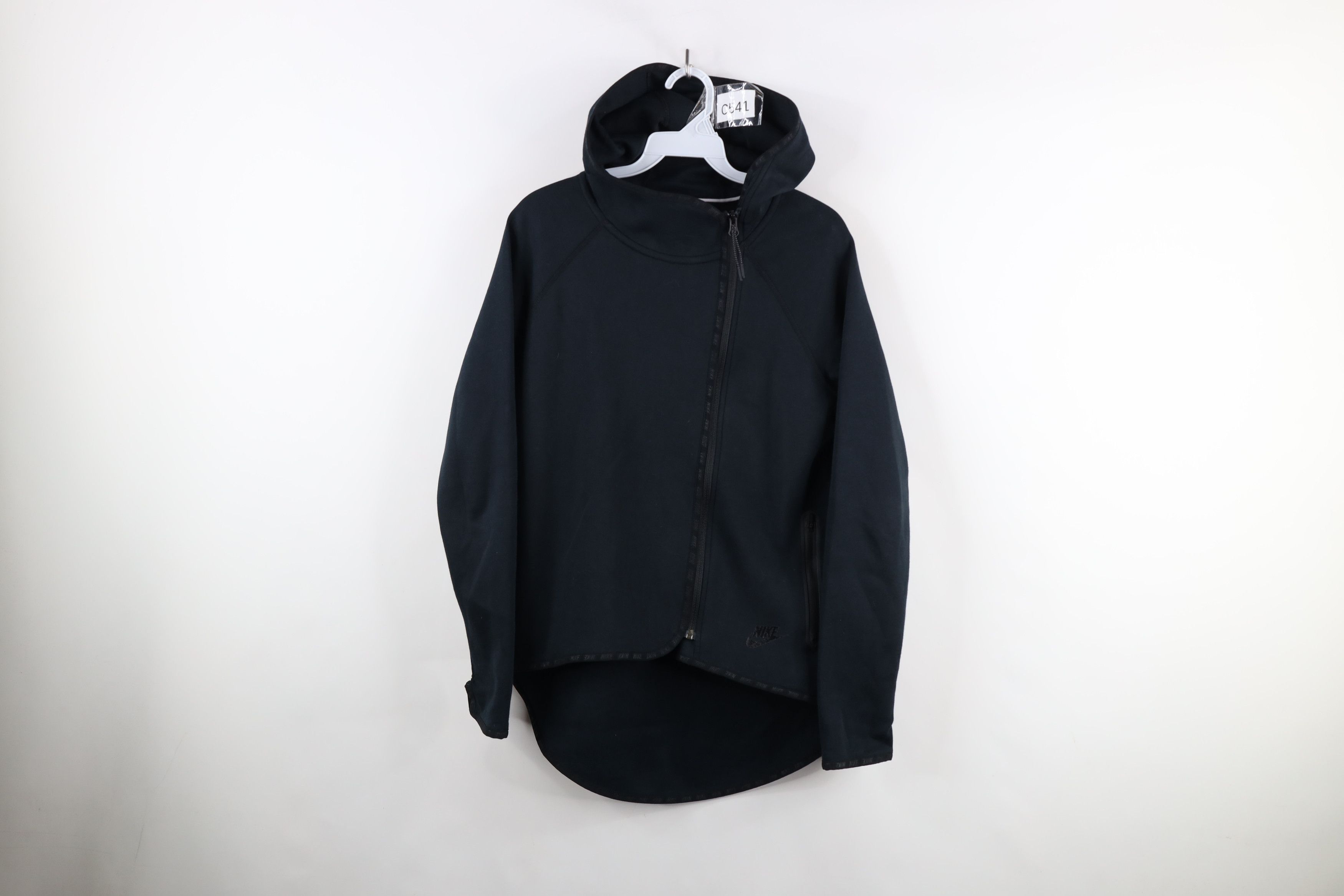 Nike × Vintage Nike Sportswear Tech Fleece Full Zip Hooded Cape Jacket Size S / US 4 / IT 40 - 1 Thumbnail
