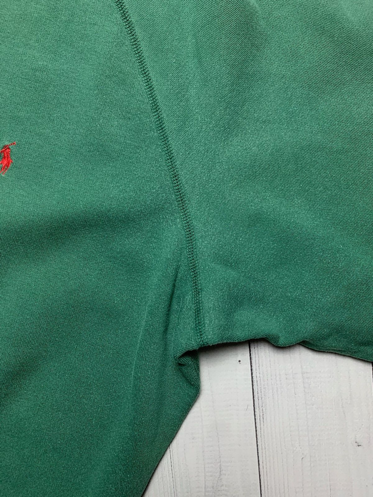 Vintage Vintage polo Ralph Lauren logo sweatshirt green rare size M Size US M / EU 48-50 / 2 - 4 Thumbnail