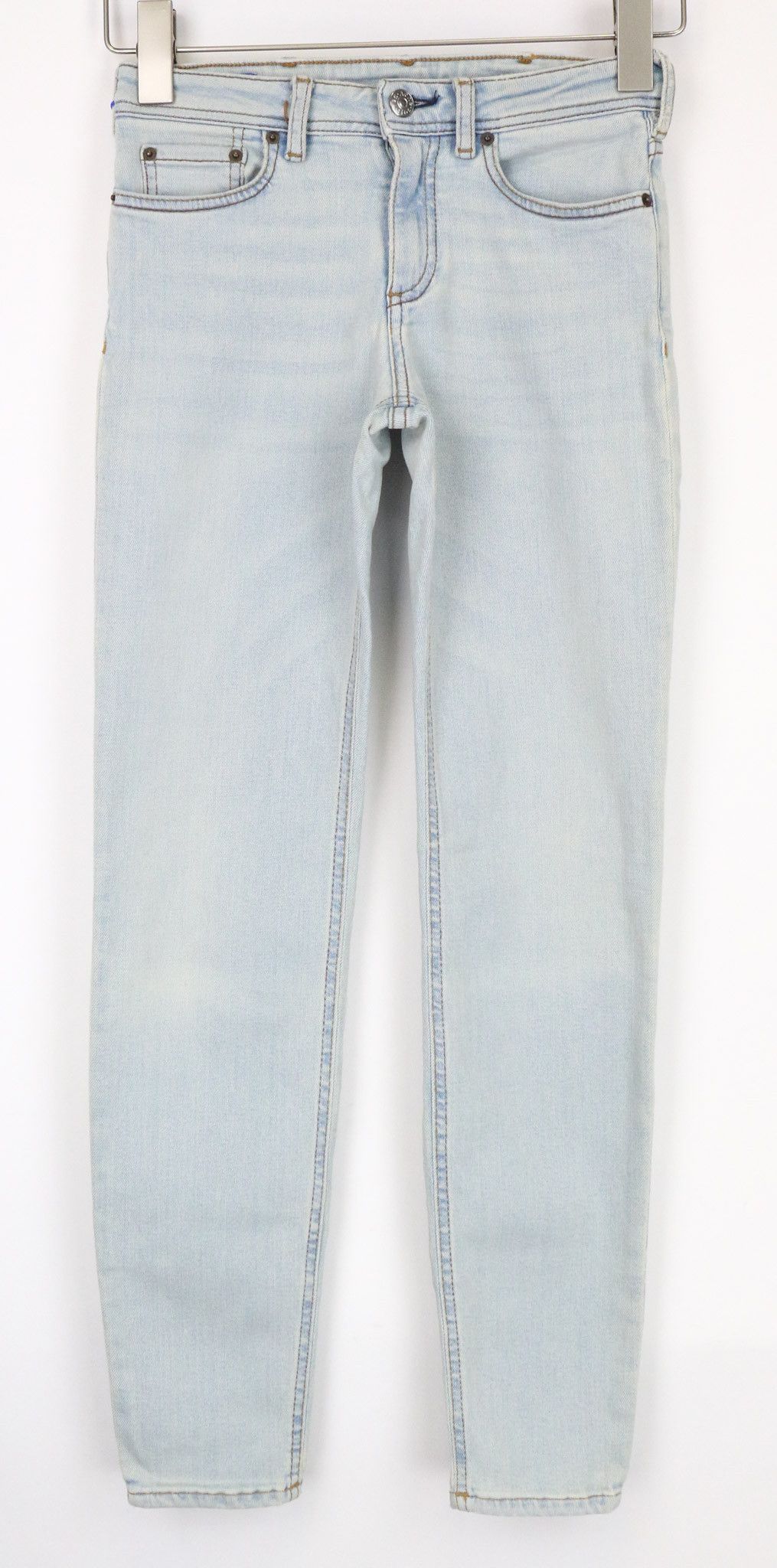 Acne Studios BLA KONST W24/L32 Light Blue Skinny Stretch Jeans 74516 Size 24" / US 00 / IT 34 - 1 Thumbnail