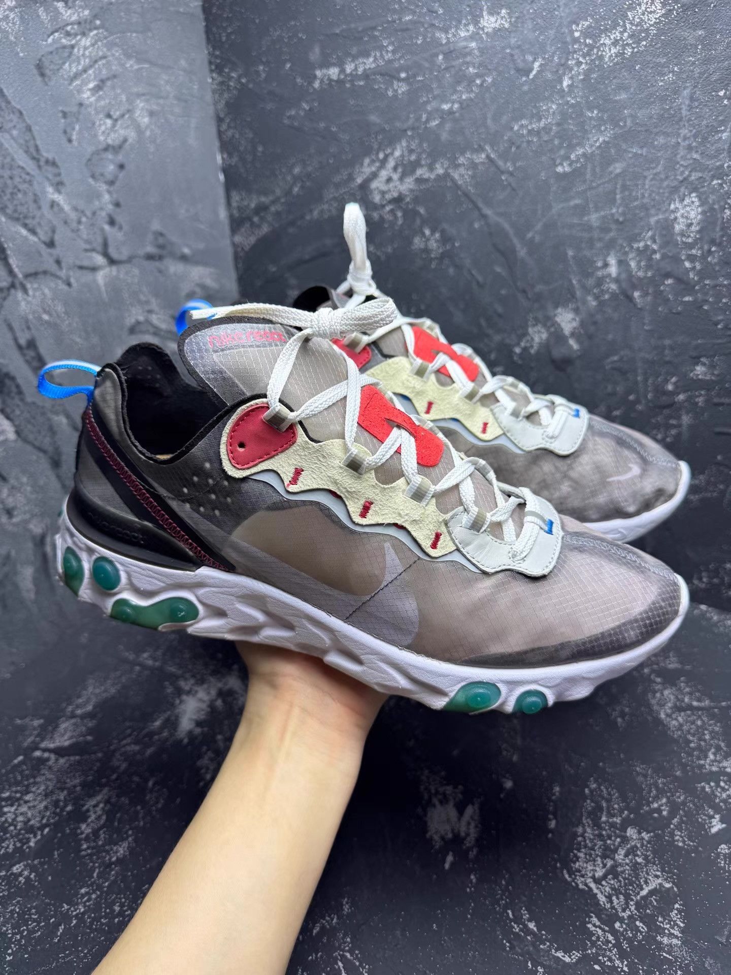 Nike Nike React 87 Undercover Grey Blue Q10 Size US 10 / EU 43 - 3 Thumbnail