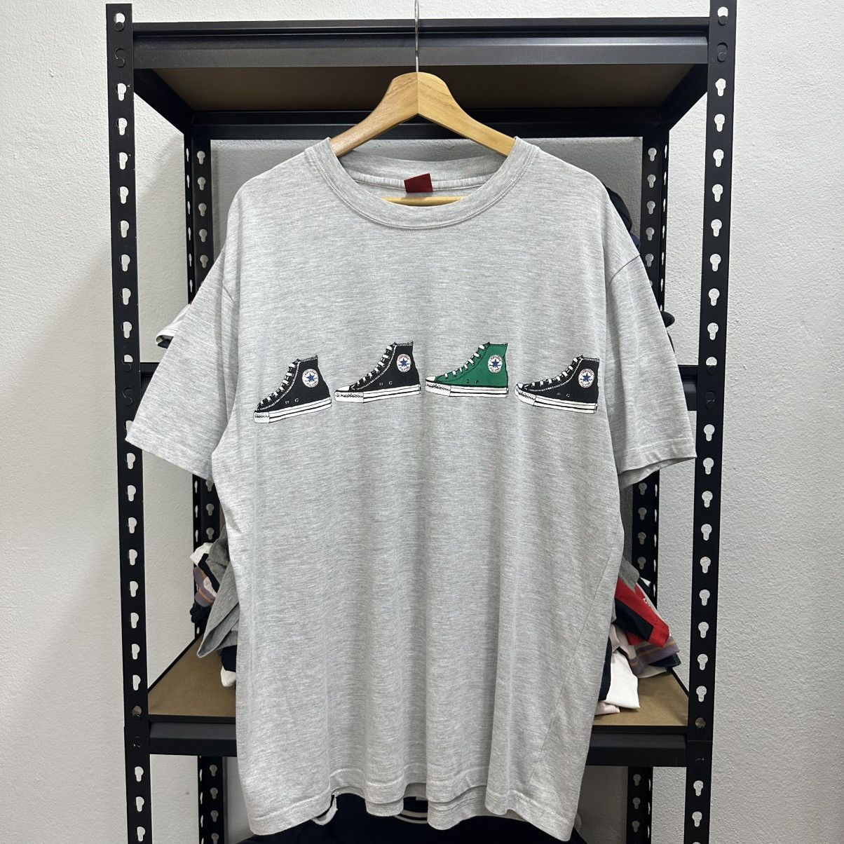 Converse × Vintage Rare Converse High Cut Tees Size US XXL / EU 58 / 5 - 1 Thumbnail
