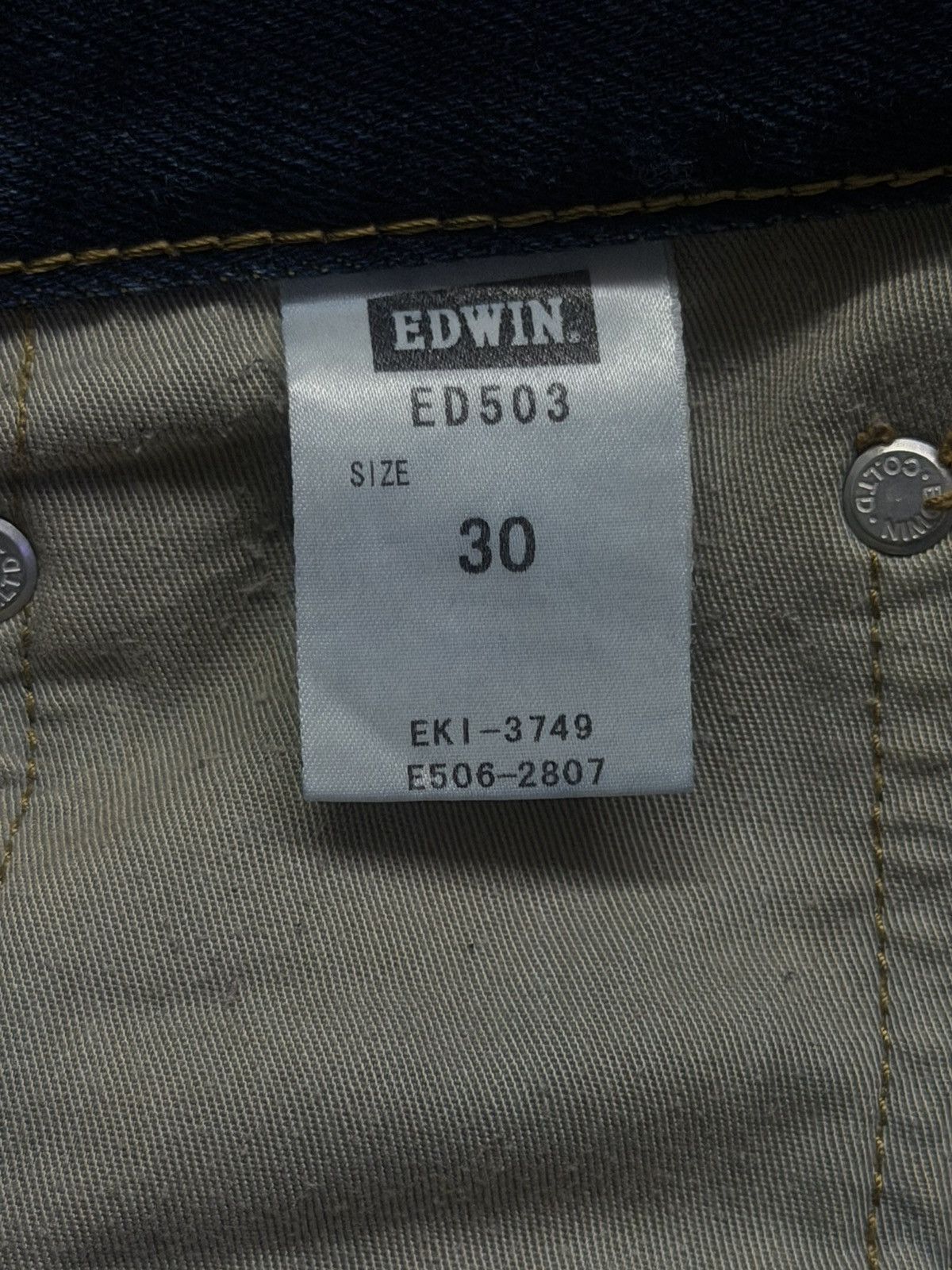 Edwin Vintage Edwin 503 Japan Denim Jeans | Vintage Faded | W31 Size US 31 - 13 Thumbnail