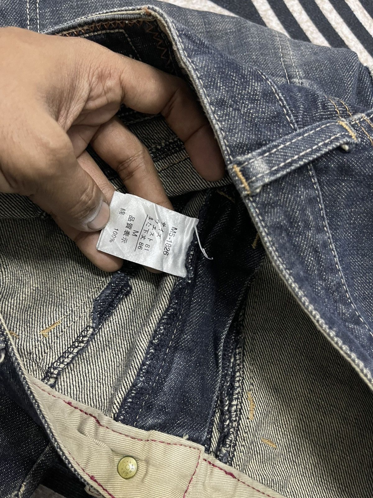 Marithe + Francois Girbaud 2000s MARITHE FRANCOIS GIRBAUD CURVED SIDEBONE JEANS RARE Size US 31 - 12 Thumbnail