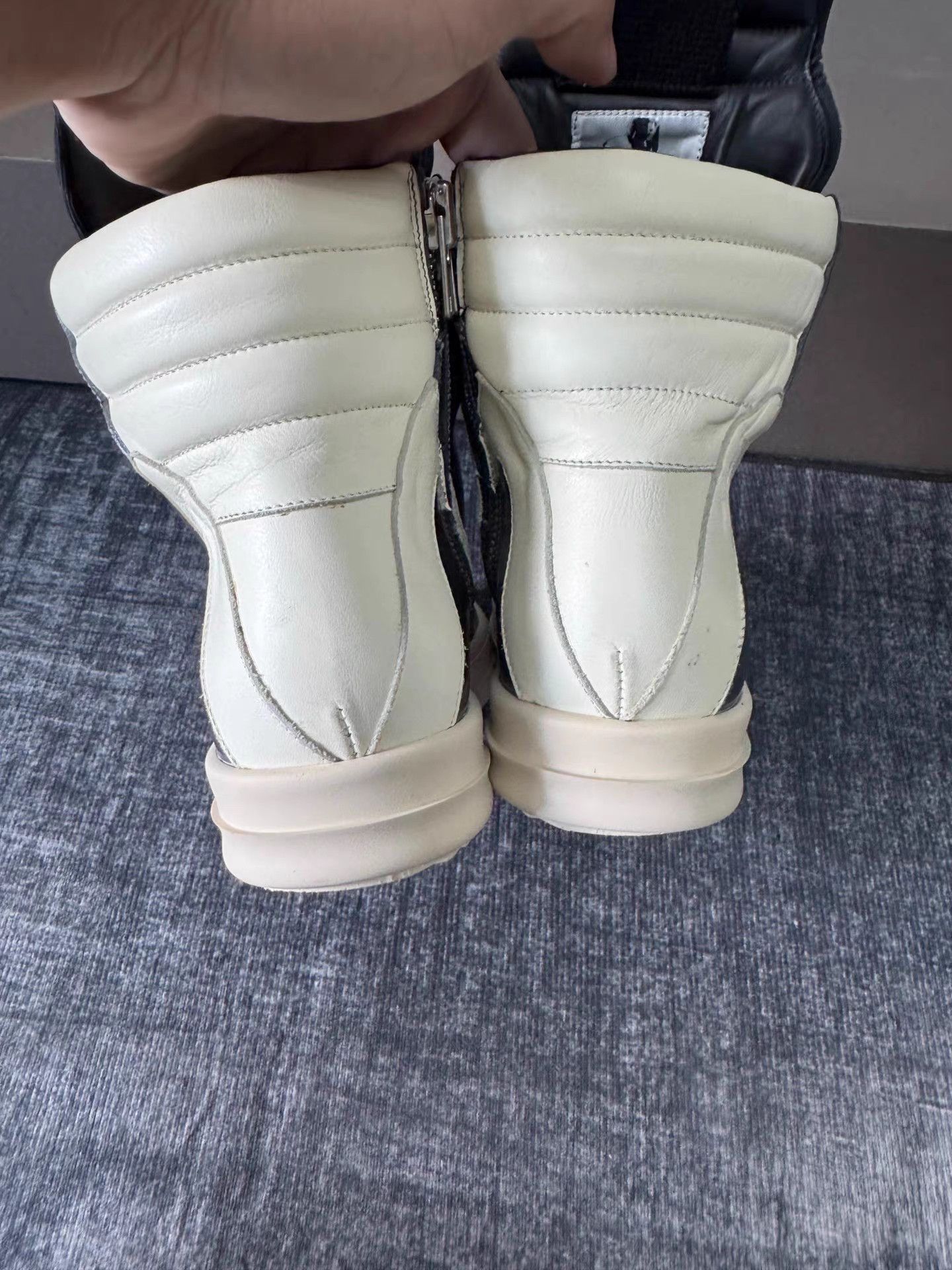 Rick Owens Rick Owens Mainline Mirror Triangle Sneakers Size US 7 / IT 37 - 4 Thumbnail