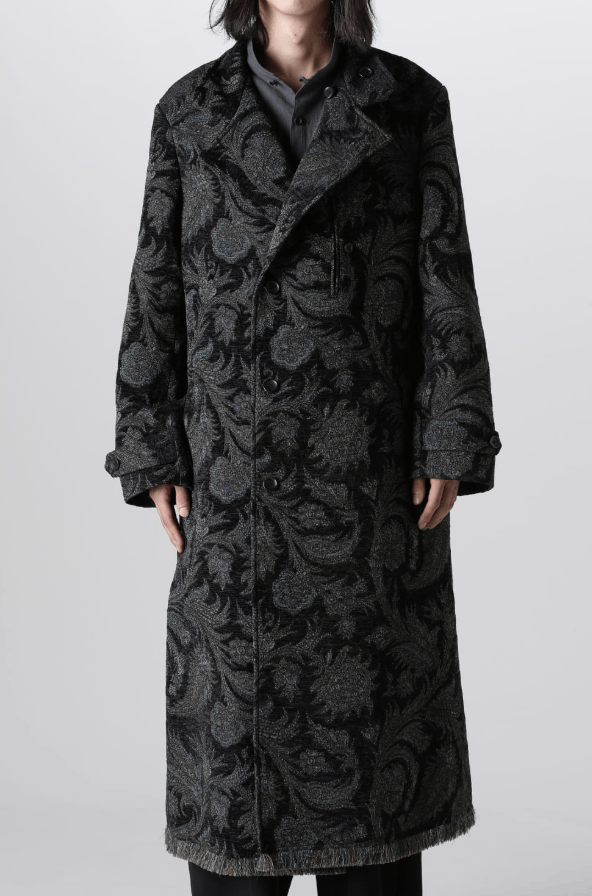 Yohji Yamamoto Yohji Yamamoto Pour Homme Ink dyed Gobelin Stand Collar Coat Size US S / EU 44-46 / 1 - 3 Thumbnail