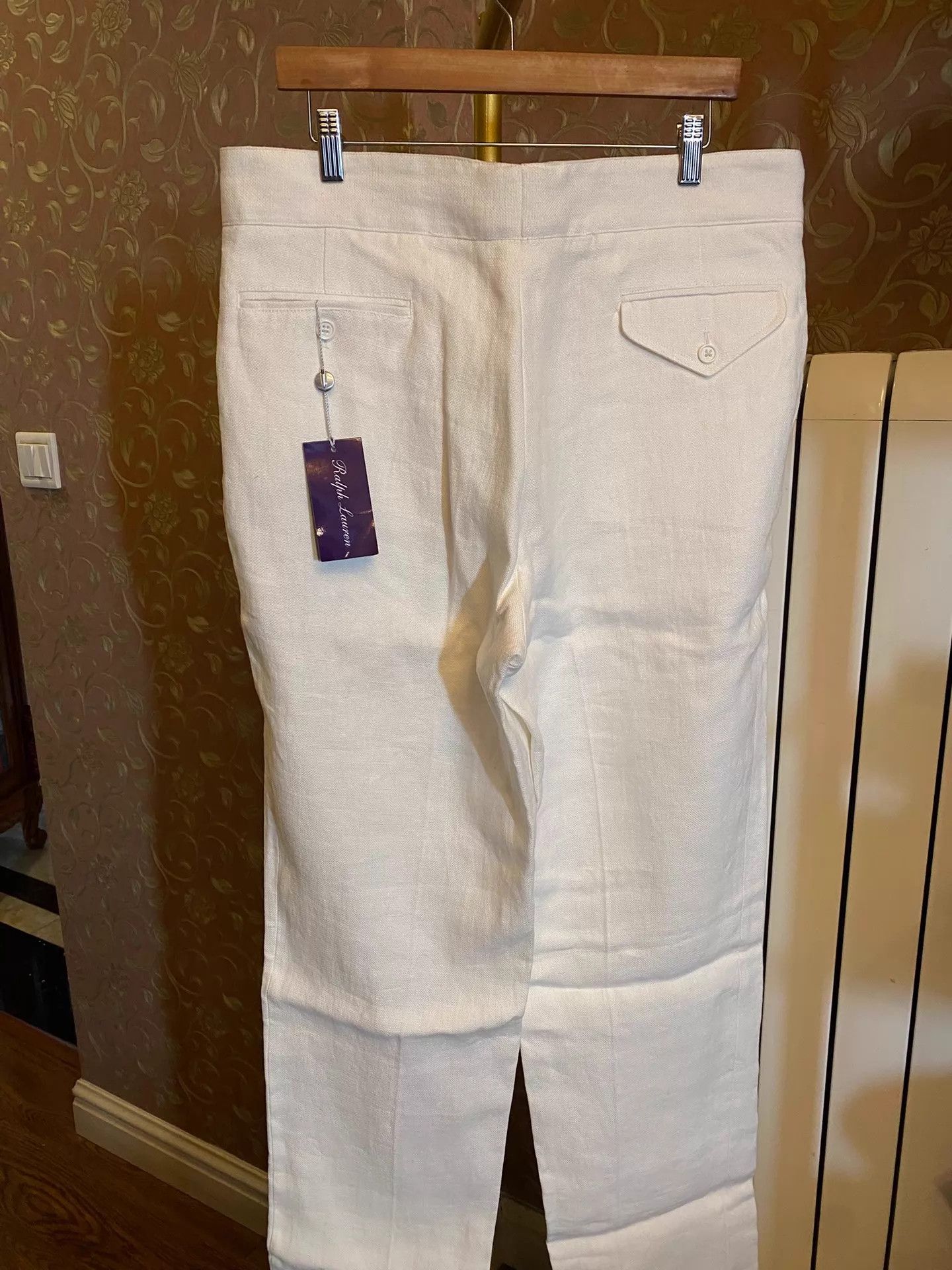 RRL Ralph Lauren RRL Purple Label Heavy Linen Gurkha Trousers 34 Size US 34 / EU 50 - 3 Thumbnail
