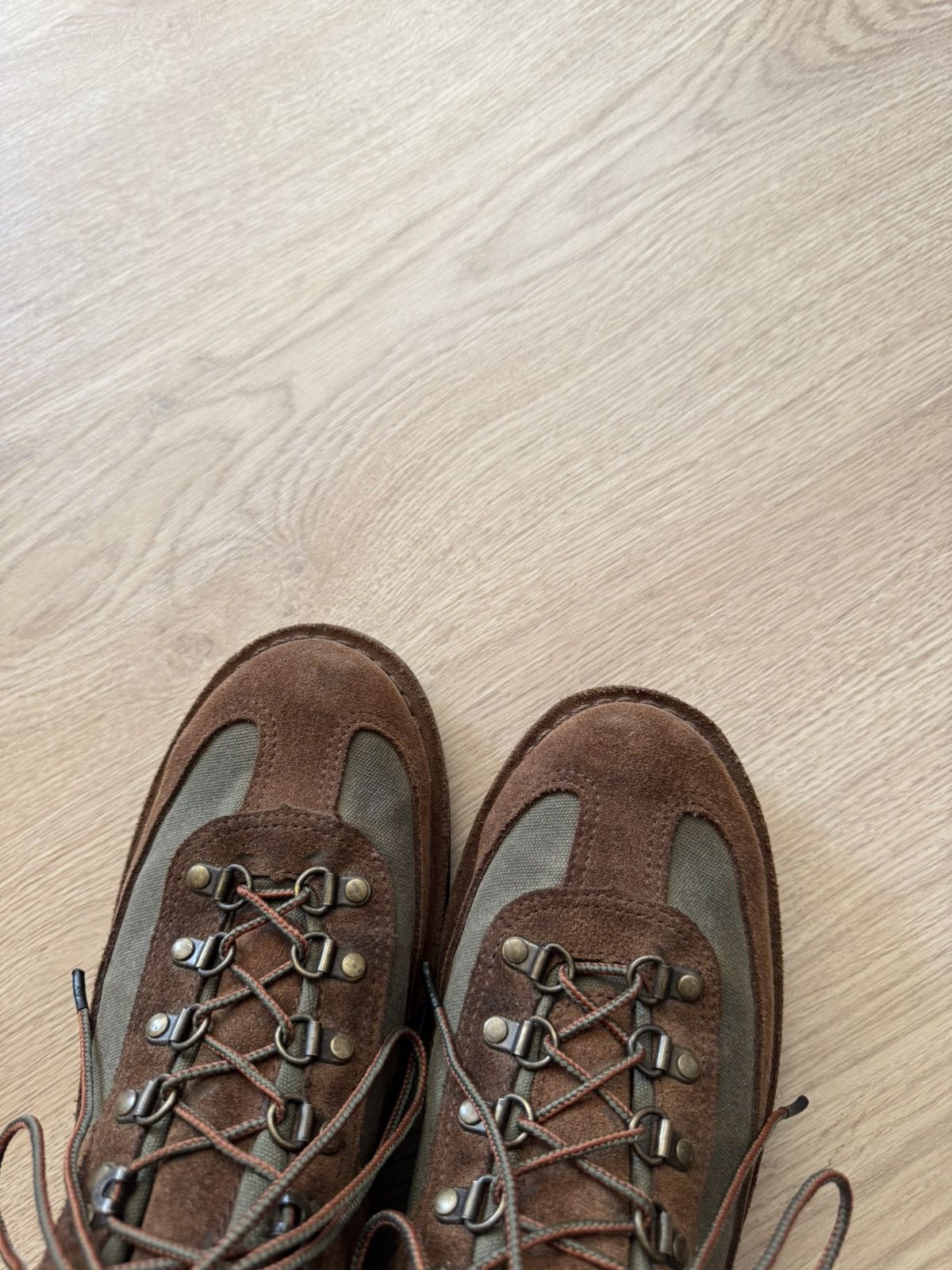 Danner × JJJJound Danner x Jjjjound Mountain Light Suede Brown/Olive Boots Size US 11 / EU 44 - 7 Thumbnail