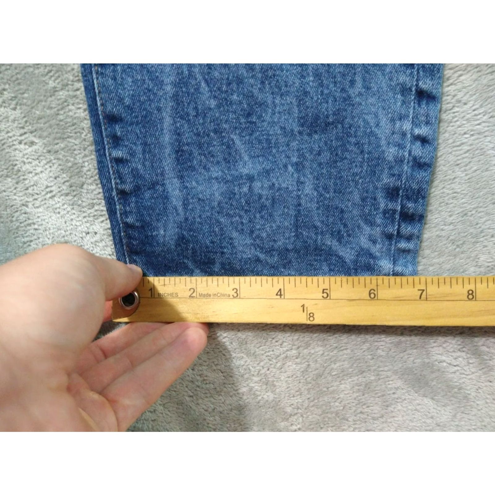 American Eagle Outfitters American Eagle Jeans Mens 29x30 Blue Denim Original Straight Airflex Stretch Size US 29 - 6 Thumbnail