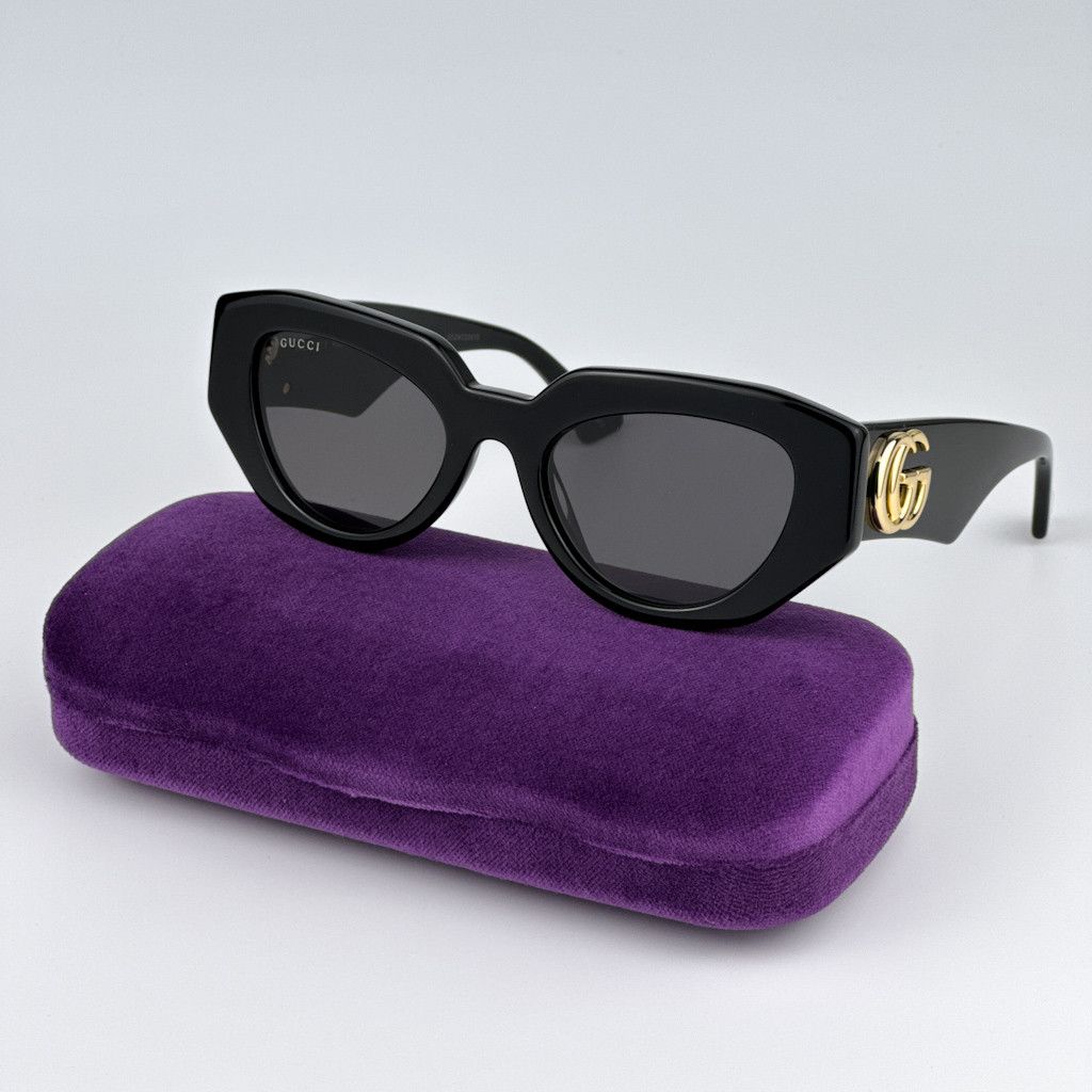 Gucci NEW Gucci GG1544S 002 Burgundy Brown Women Oval Sunglasses Size ONE SIZE - 9 Thumbnail