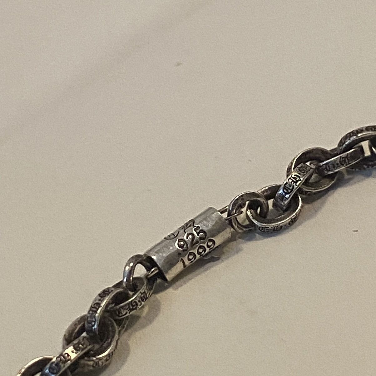 Chrome Hearts Chrome Hearts Paper Chain Bracelet 8.5” Size ONE SIZE - 9 Thumbnail