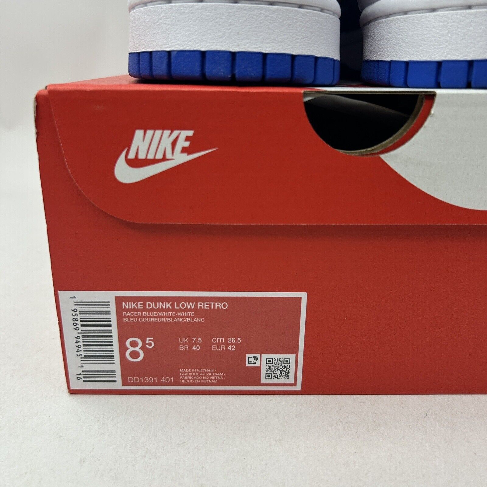 Nike Nike Dunk Low Retro “Racer Blue” 2023 Size US 8.5 / EU 41-42 - 5 Thumbnail
