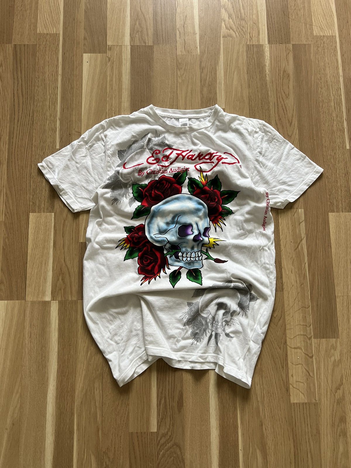 Ed Hardy Ed hardy vintage t shirt skull avant garde punk 90s Size US L / EU 52-54 / 3 - 1 Thumbnail