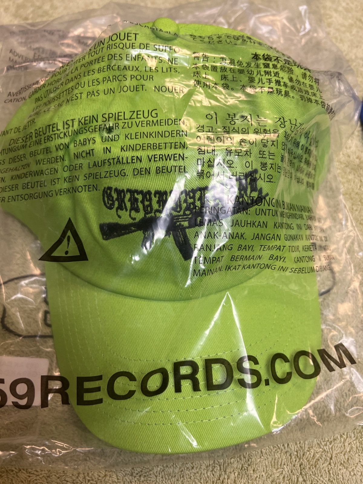 G59 Records G59 AK Adjustable hat Green OS GREYFIVENINE Size ONE SIZE - 2 Thumbnail