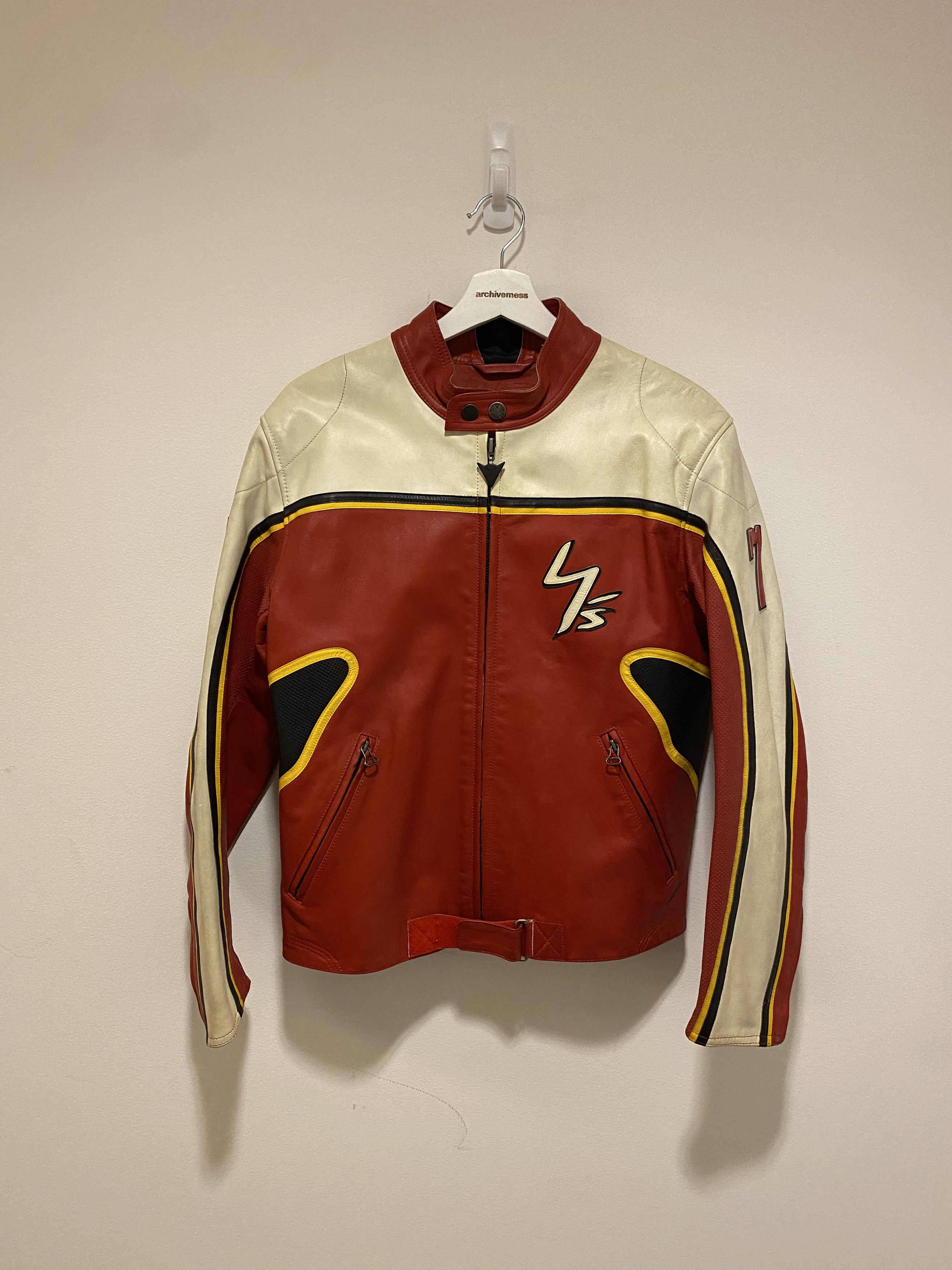 Yohji Yamamoto Yohji Yamamoto x Dainese 7 Leather Jacket Size US M / EU 48-50 / 2 - 2 Thumbnail
