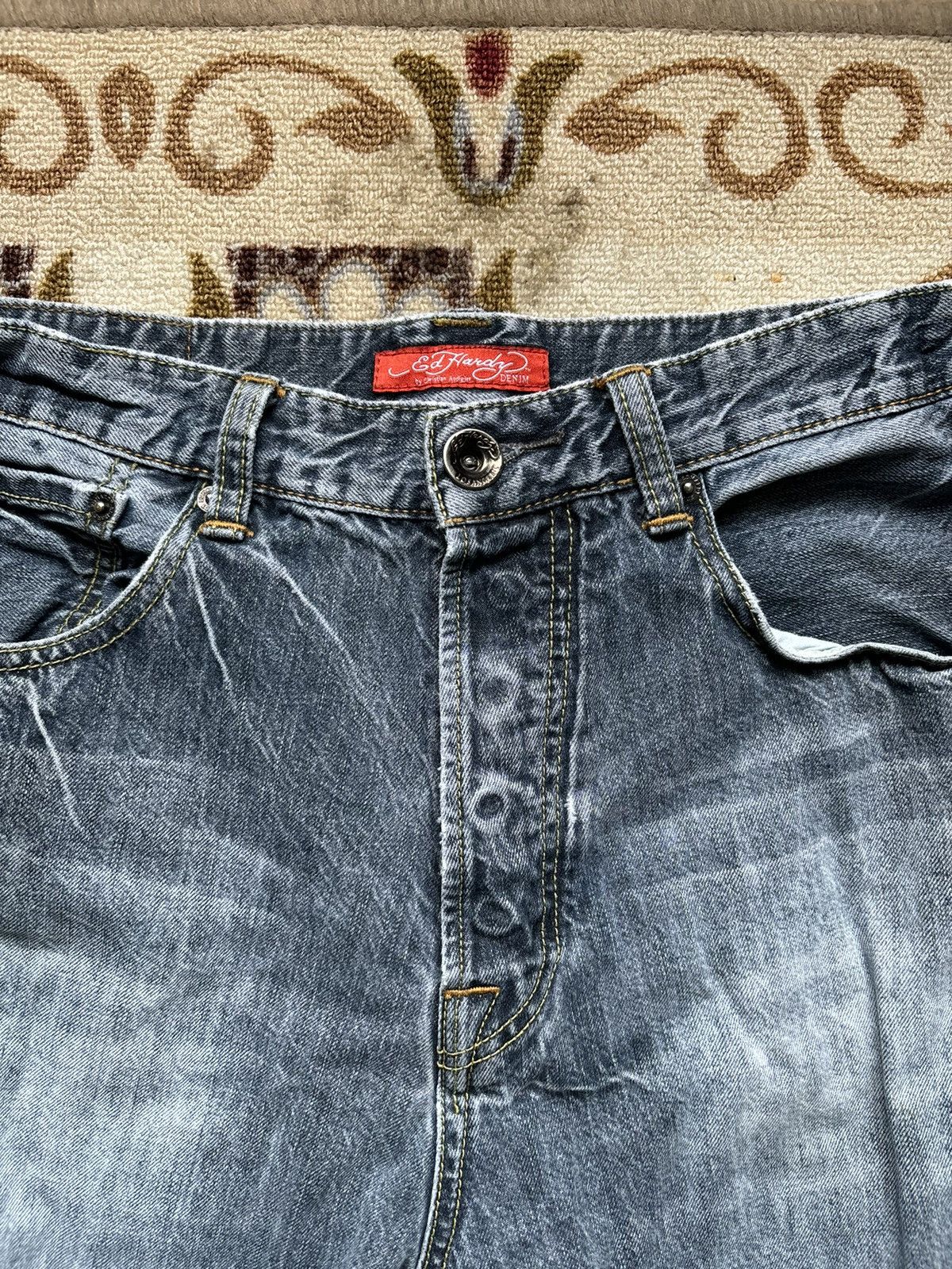 Ed Hardy × Vintage Vintage Ed Hardy Denim Size US 34 / EU 50 - 3 Thumbnail
