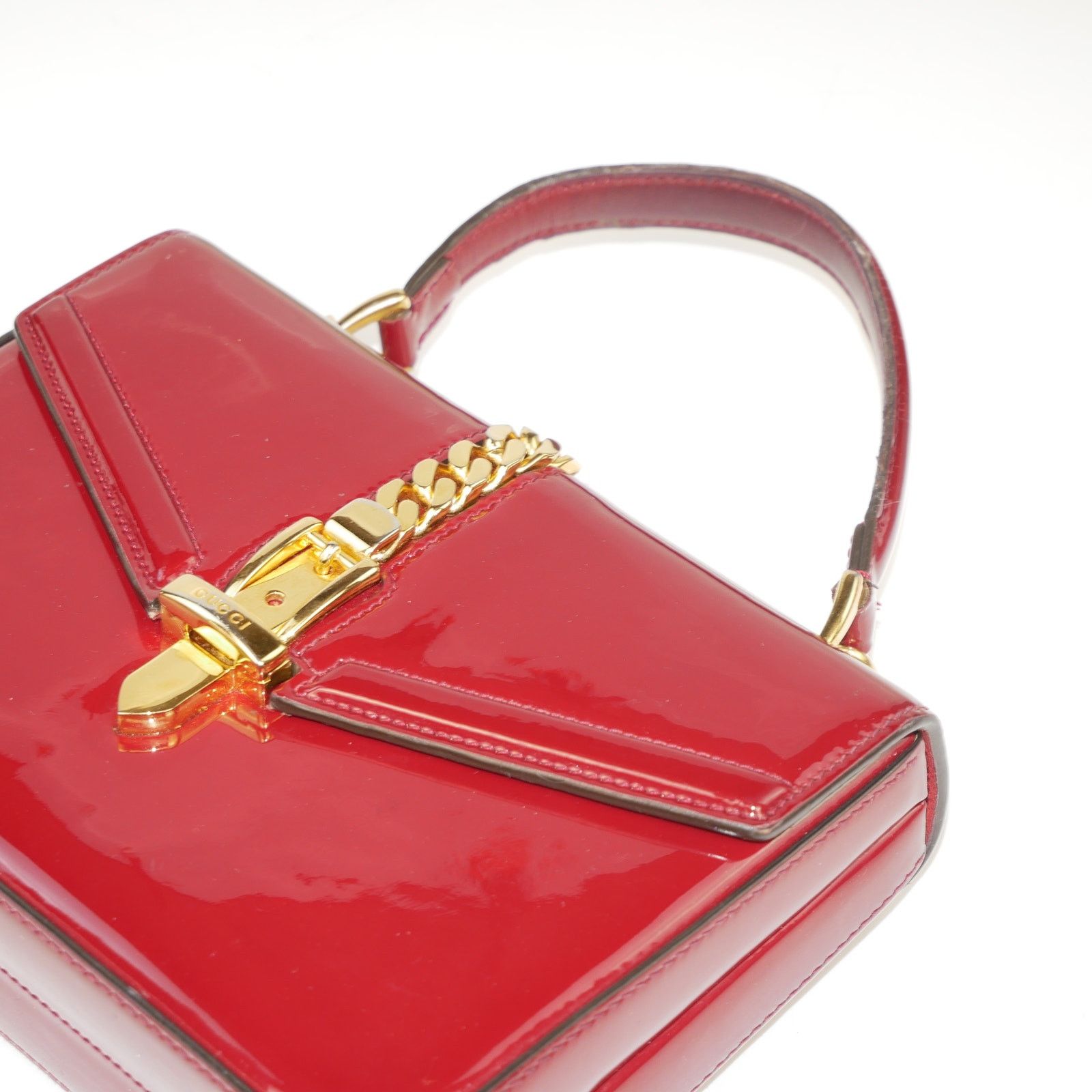 Gucci Sylvie 1967 Red Handbag Size ONE SIZE - 5 Thumbnail