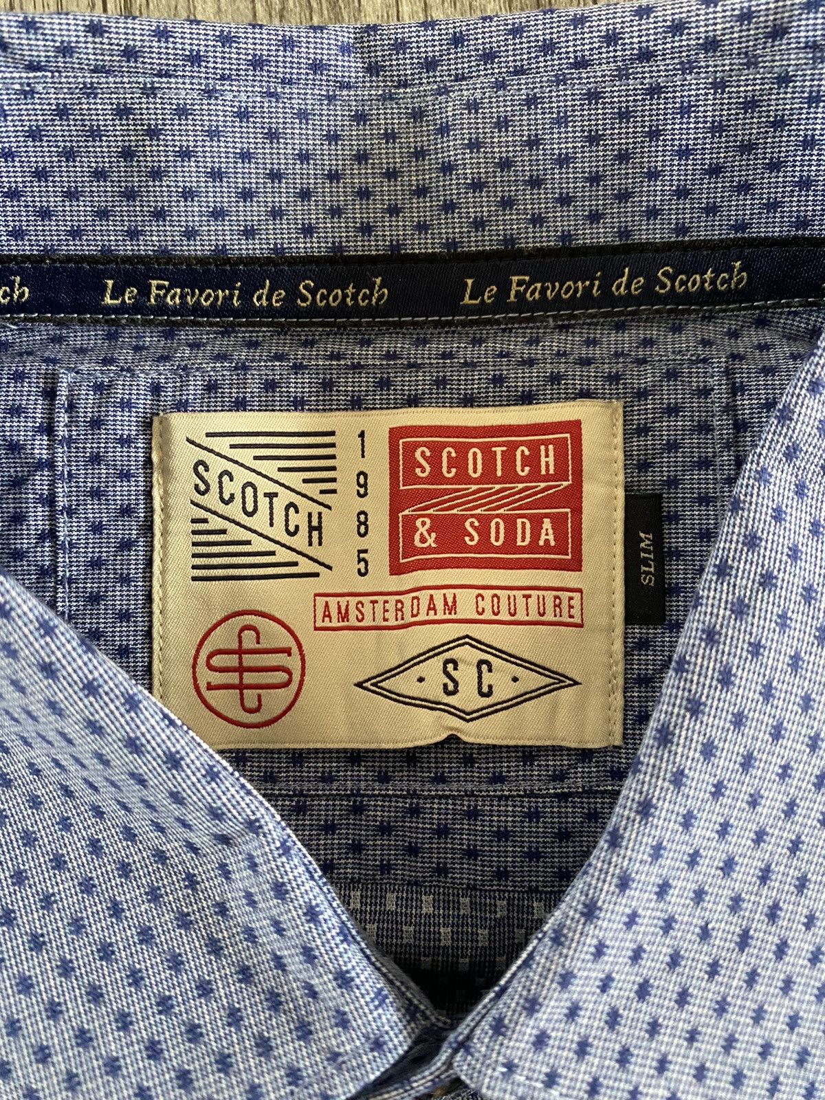 Scotch & Soda Scotch and Soda patterned button up Size US L / EU 52-54 / 3 - 4 Thumbnail